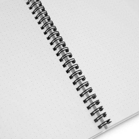 "Bee-ing" spiral dotted notebook