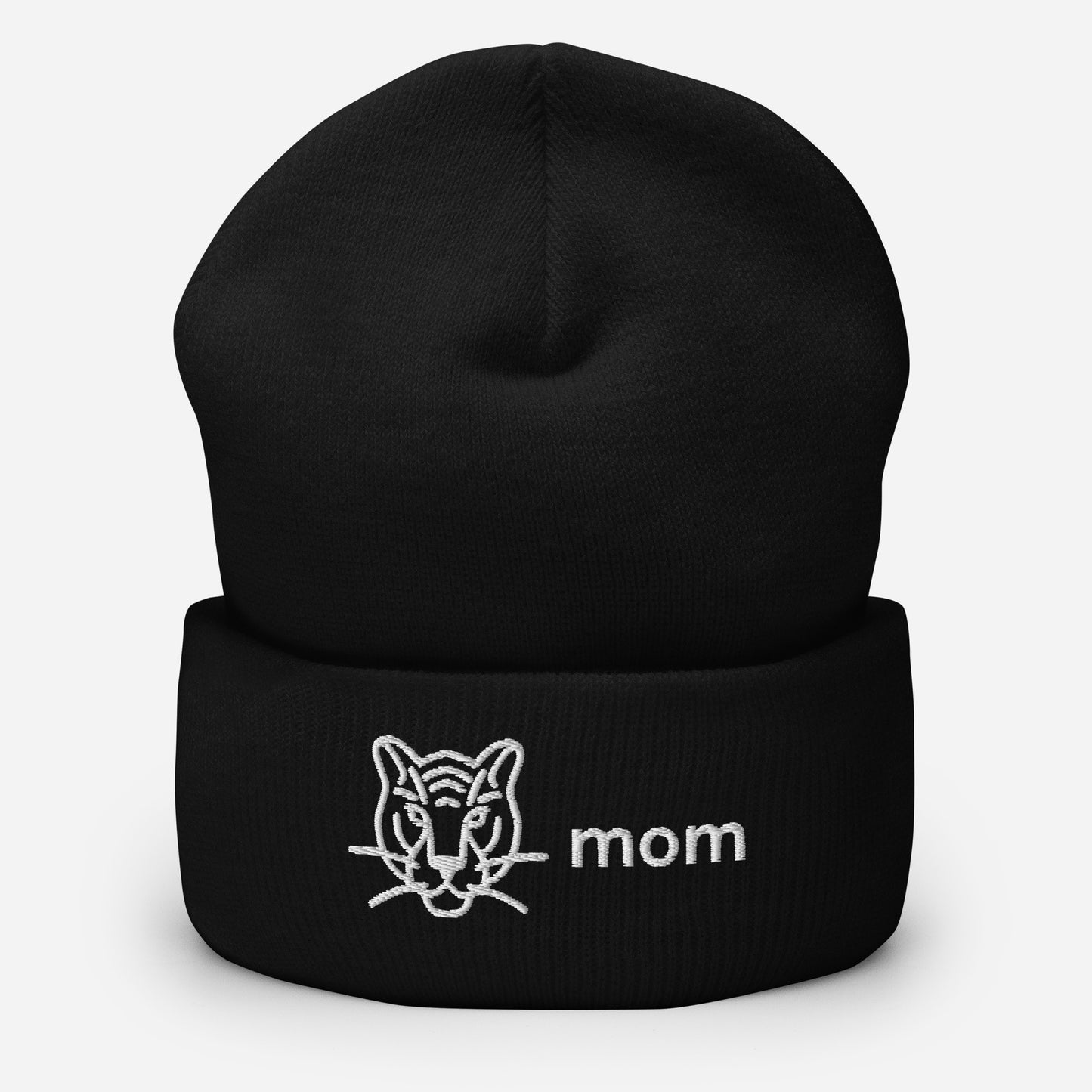 "Tiger Mom" snuggly cuffed beanie