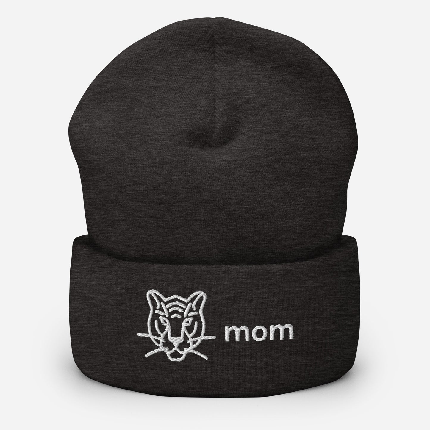 "Tiger Mom" snuggly cuffed beanie