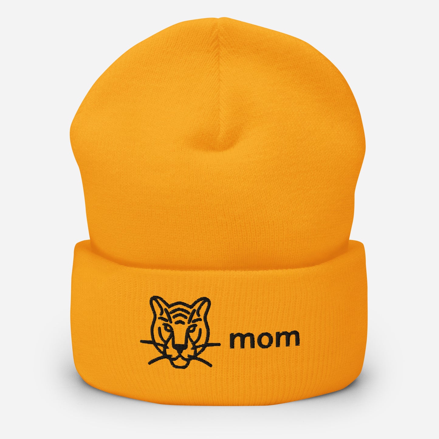 "Tiger Mom" snuggly cuffed beanie