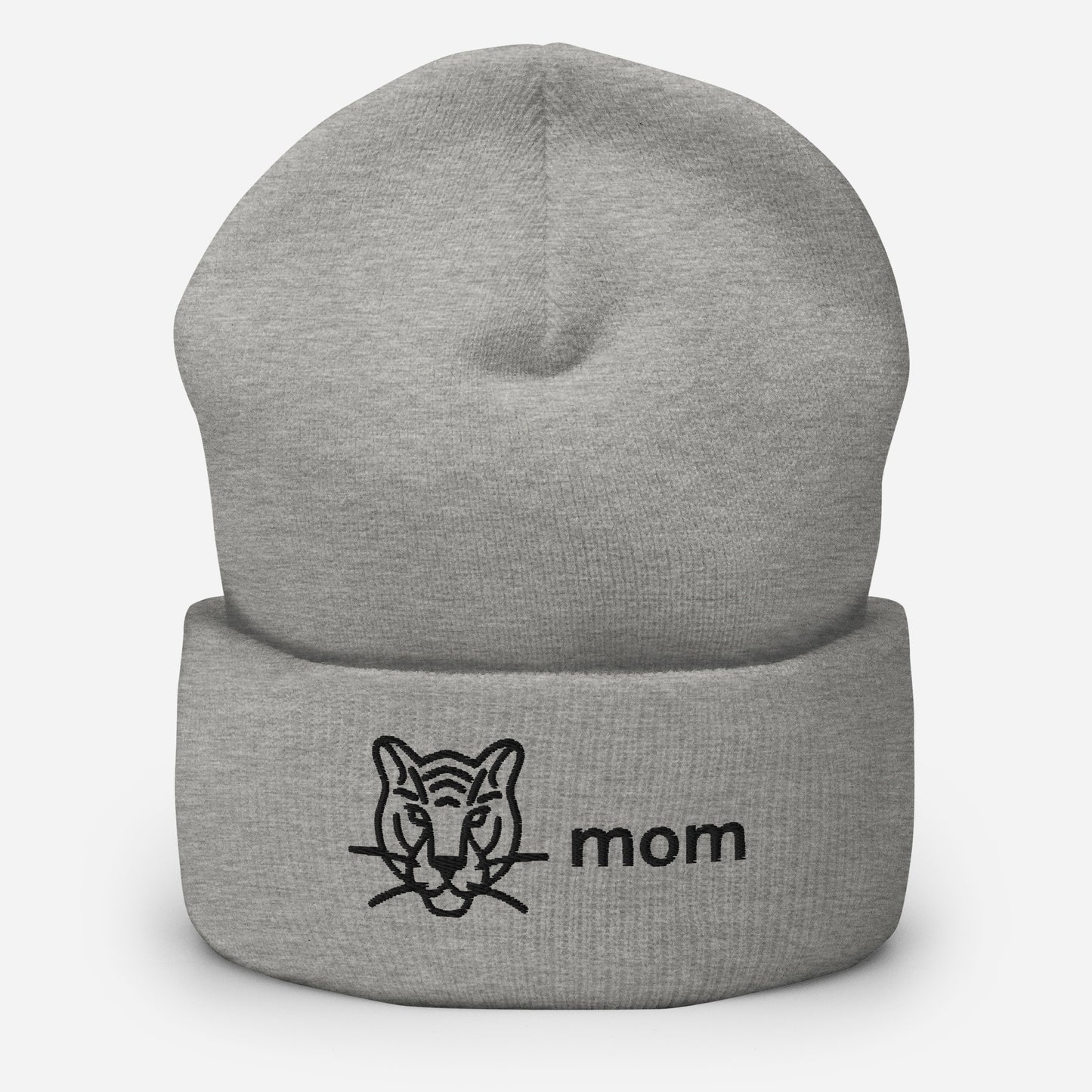 "Tiger Mom" snuggly cuffed beanie