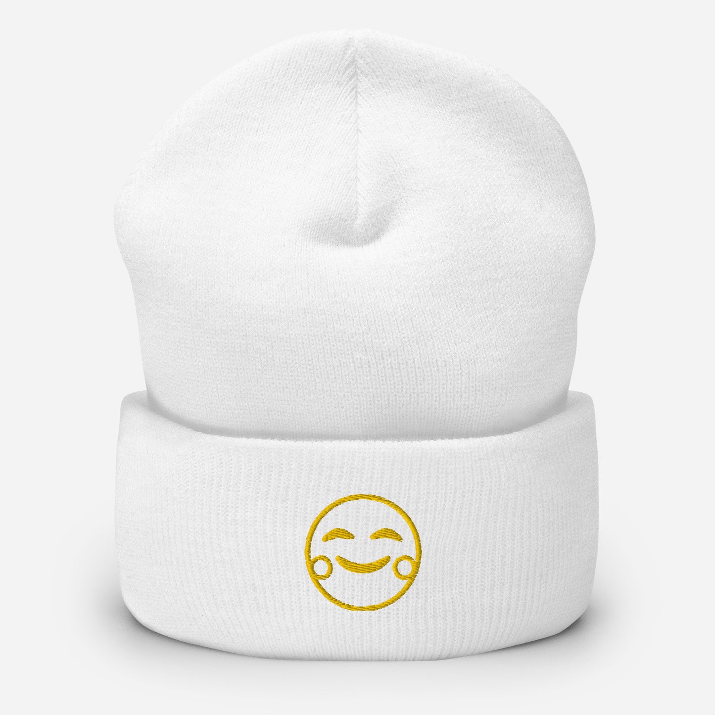 "Happiness" snuggly cuffed beanie