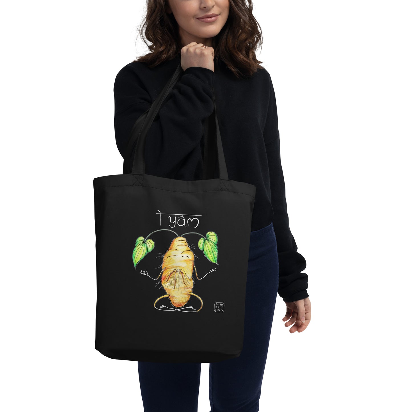 "i yam" 100% organic cotton Eco Tote Bag