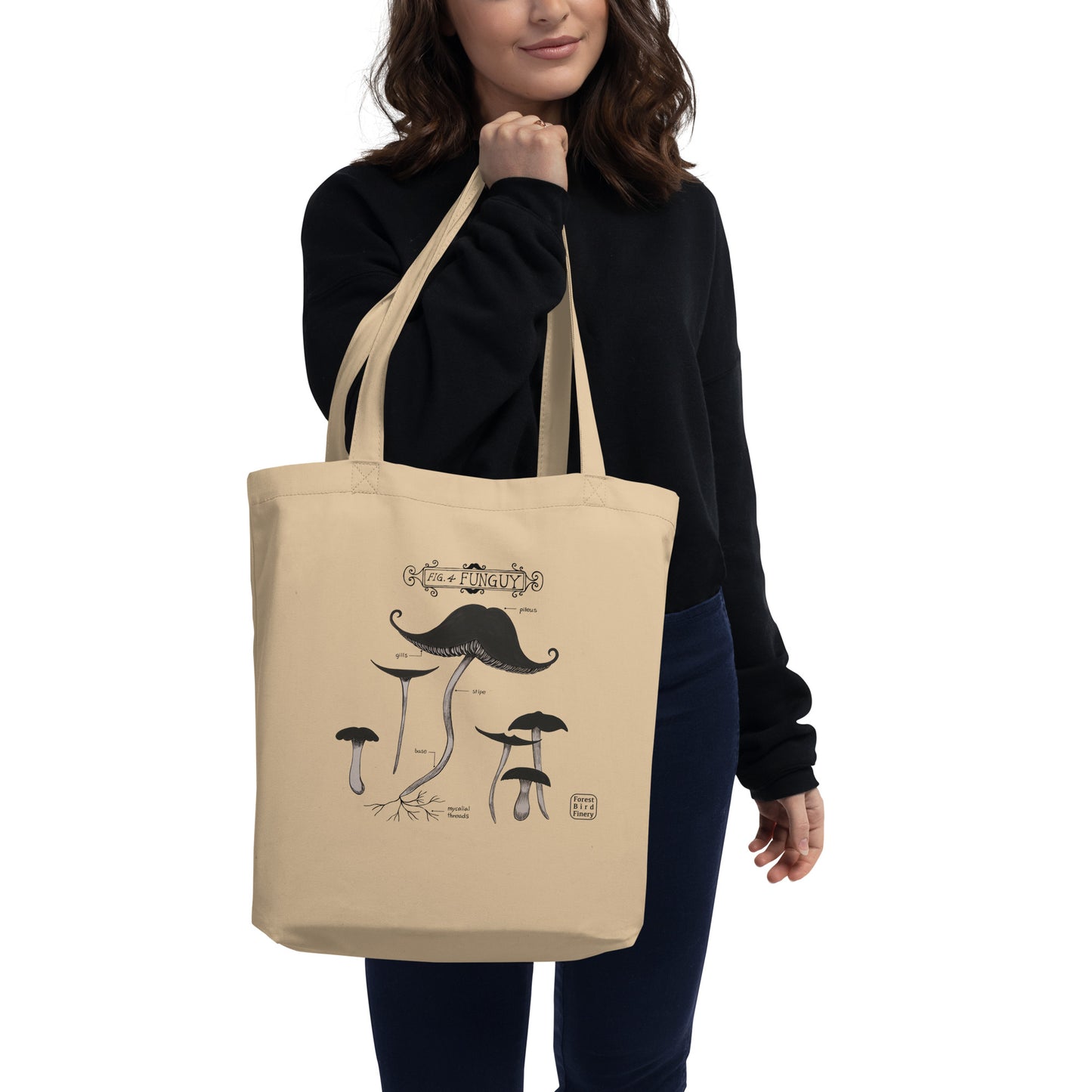 "Funguy" 100% organic cotton Eco Tote Bag