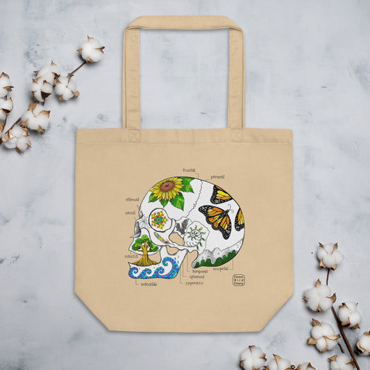 "Braincase" 100% organic cotton Eco Tote Bag