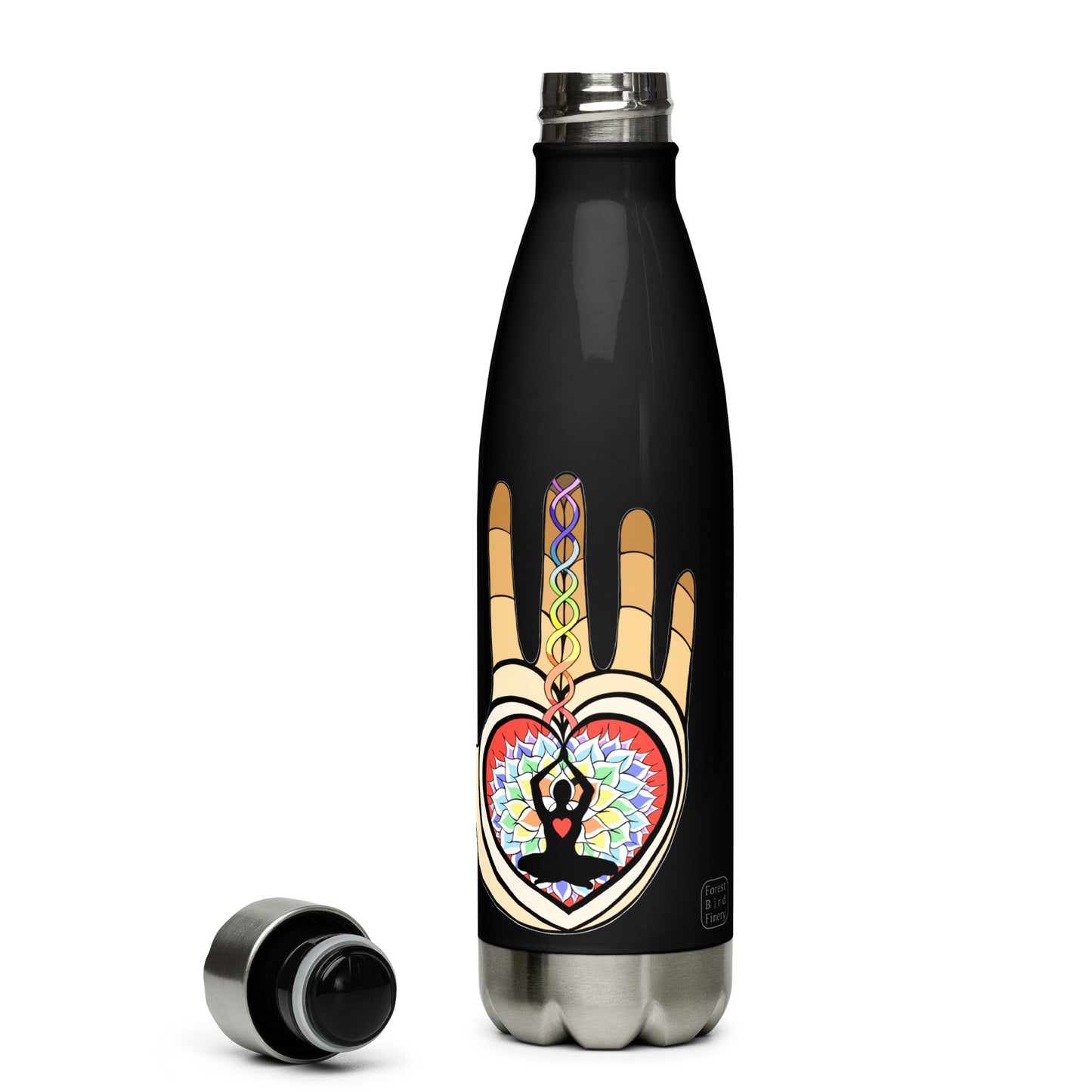 "I <3 You" stainless steel water bottle