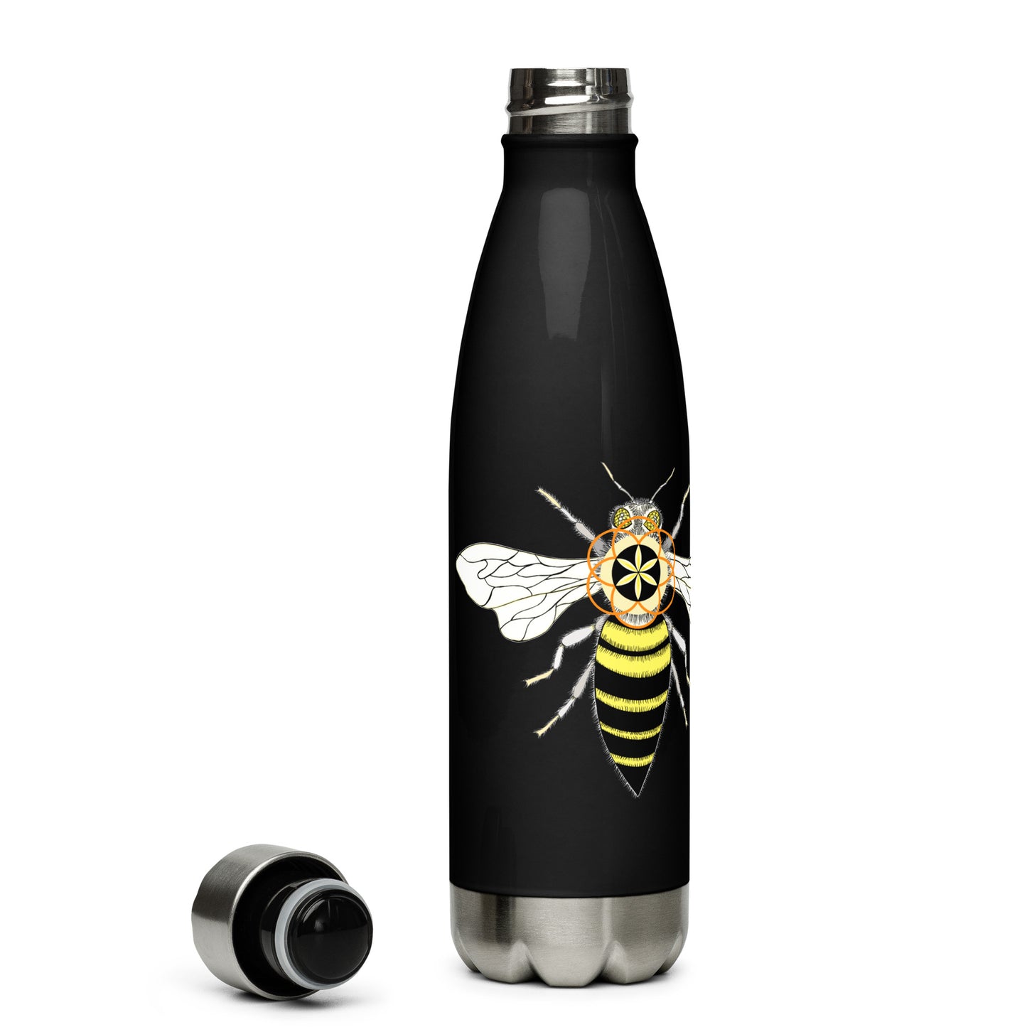 "Bee-ing" stainless steel water bottle