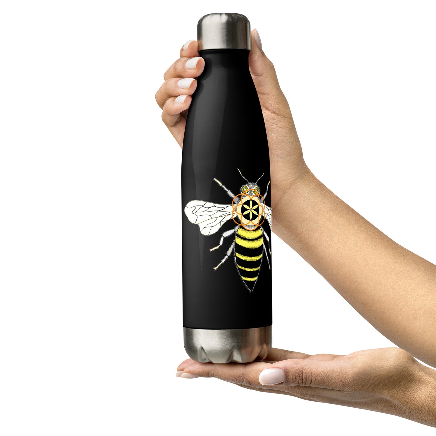 "Bee-ing" stainless steel water bottle