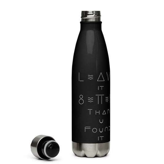 "Better" stainless steel water bottle