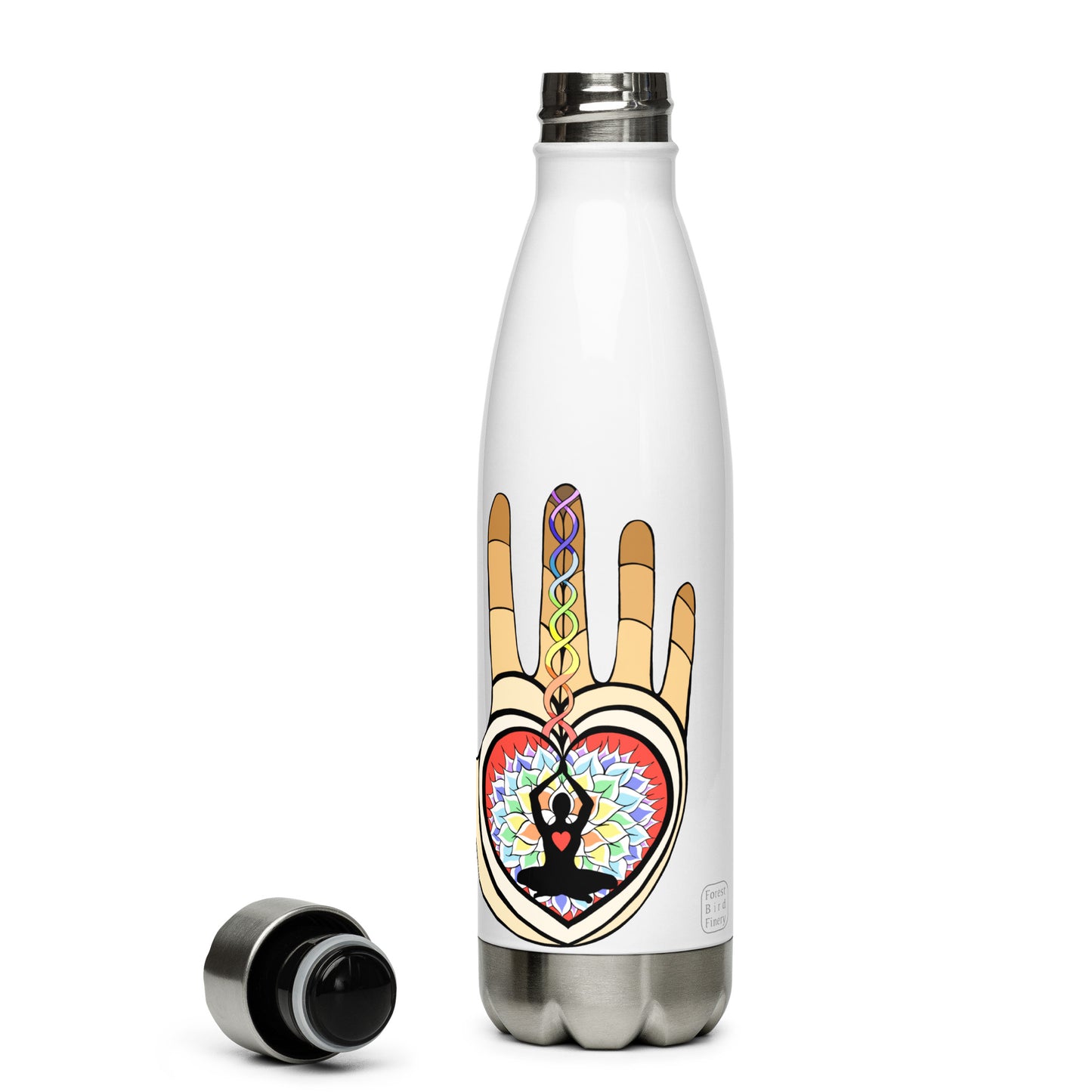 "I <3 You" stainless steel water bottle