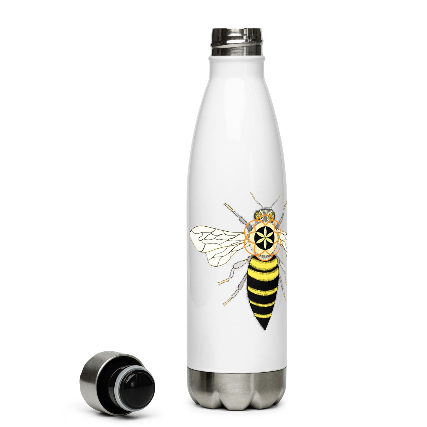 "Bee-ing" stainless steel water bottle