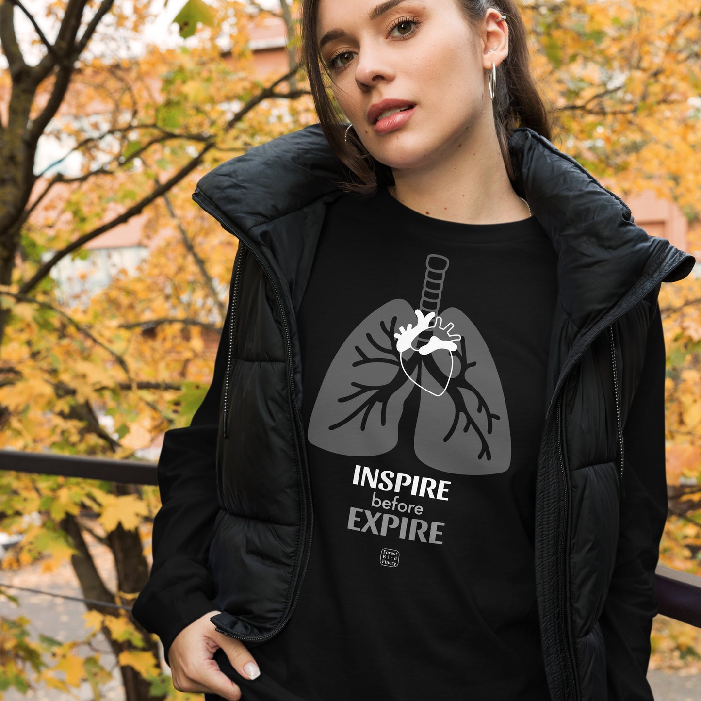 “Inspire” unisex long sleeve tee