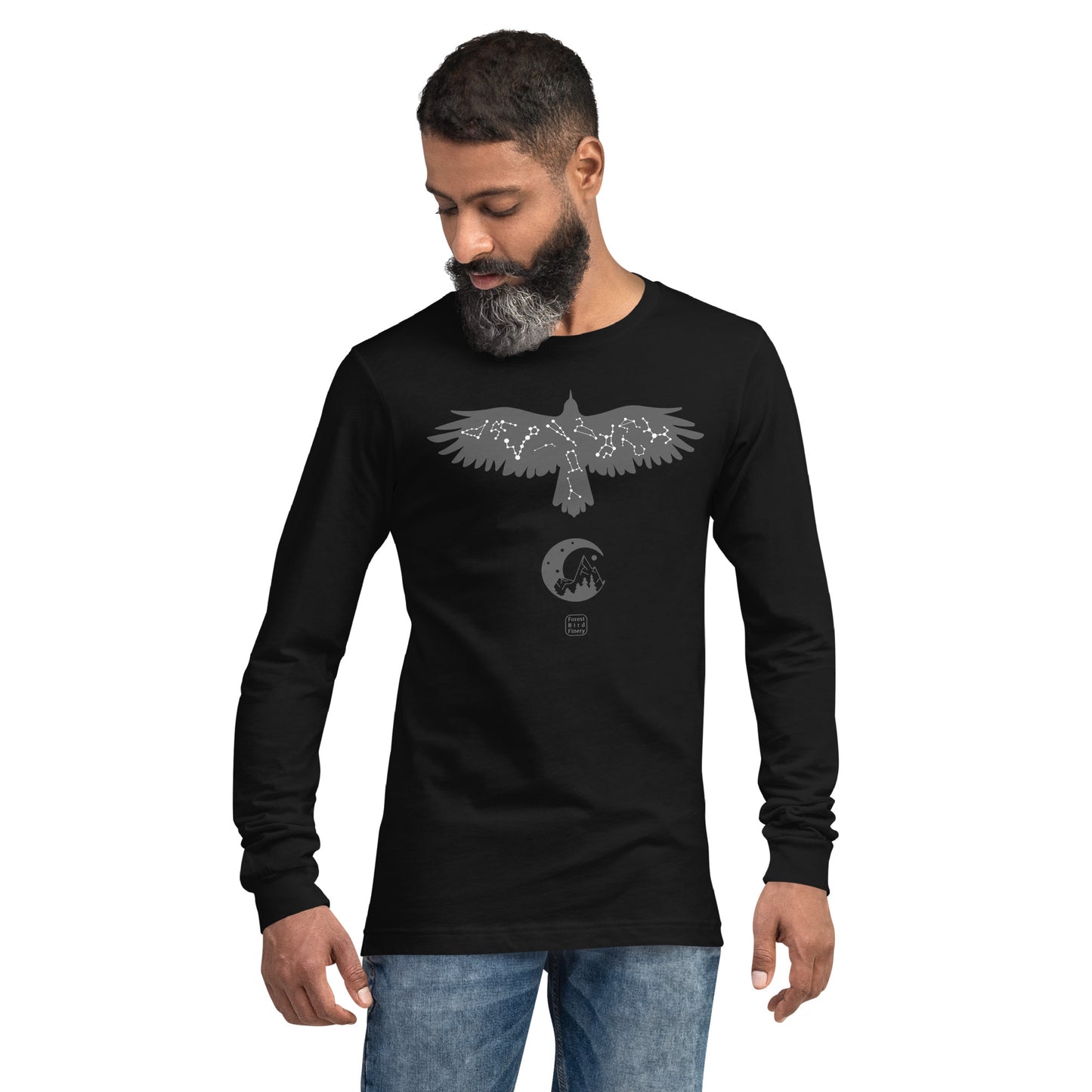 “Night Messenger” unisex long sleeve tee