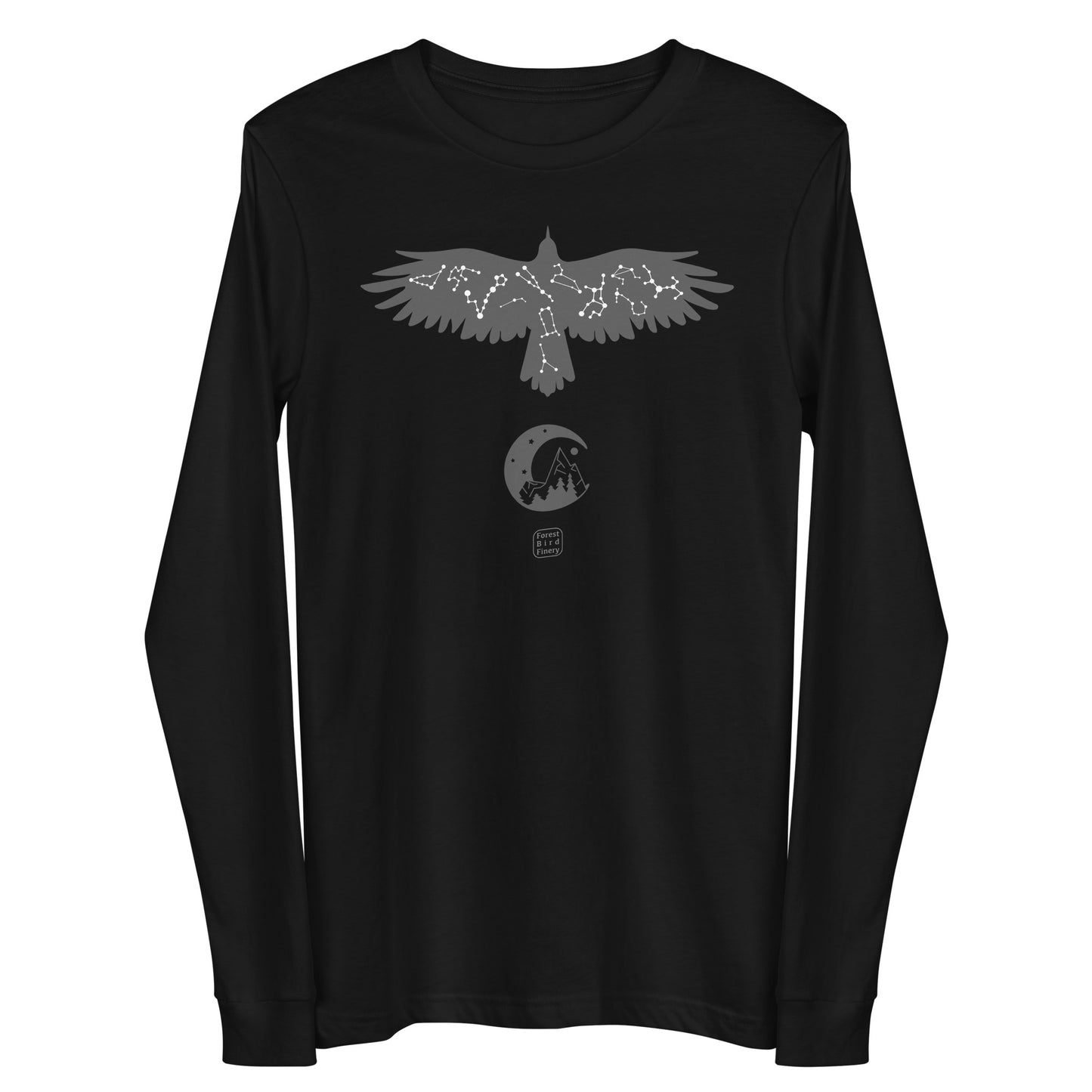 “Night Messenger” unisex long sleeve tee