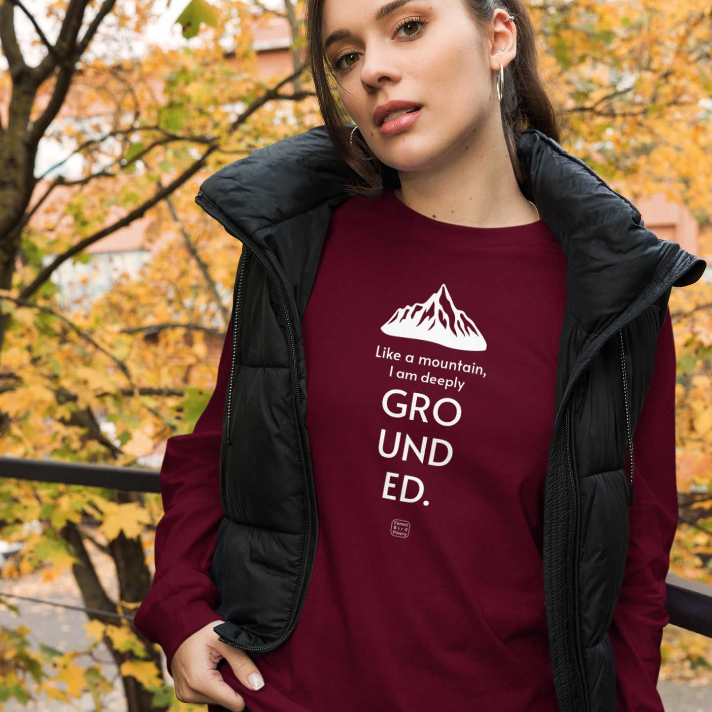 "Element: Mountain" unisex long sleeve tee