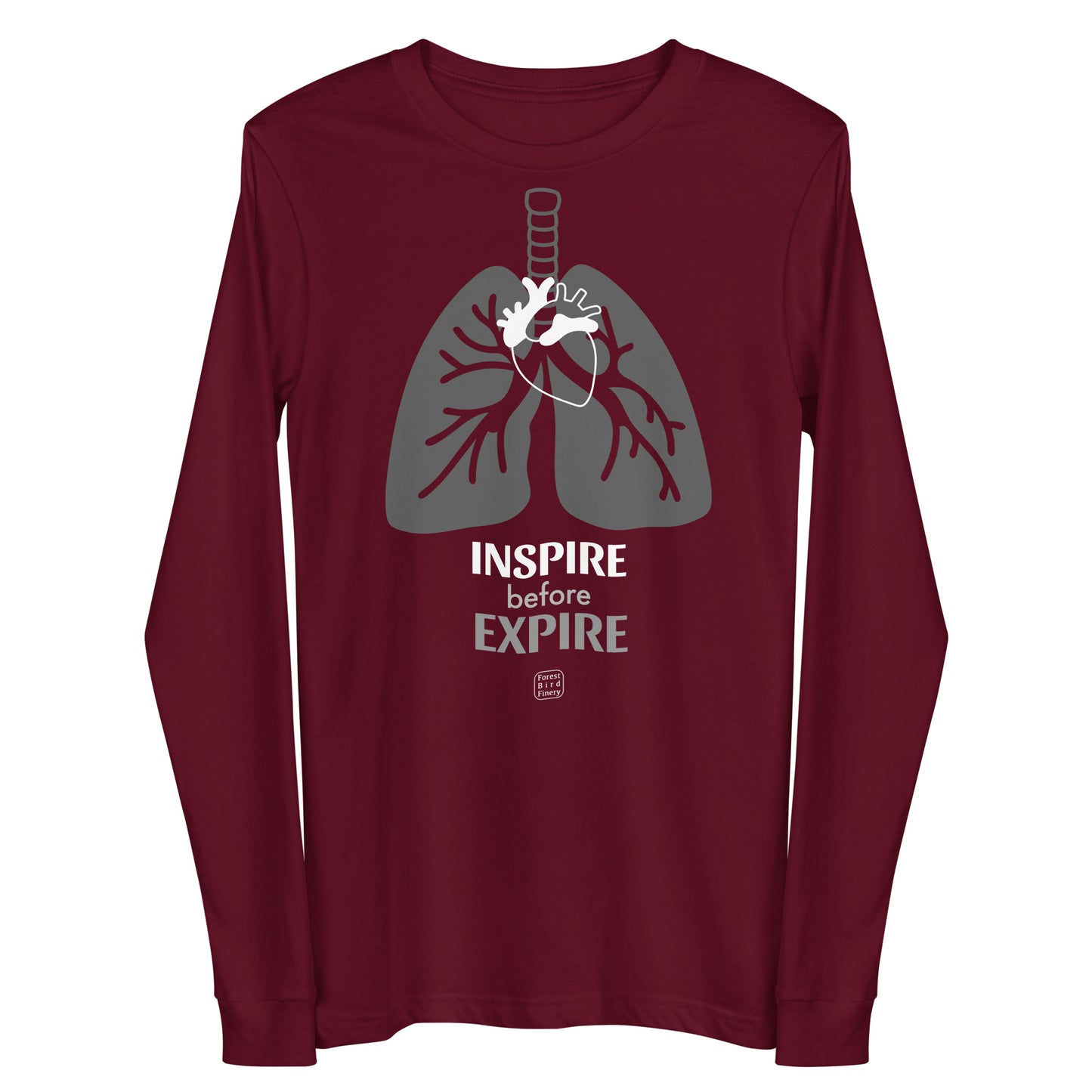 “Inspire” unisex long sleeve tee