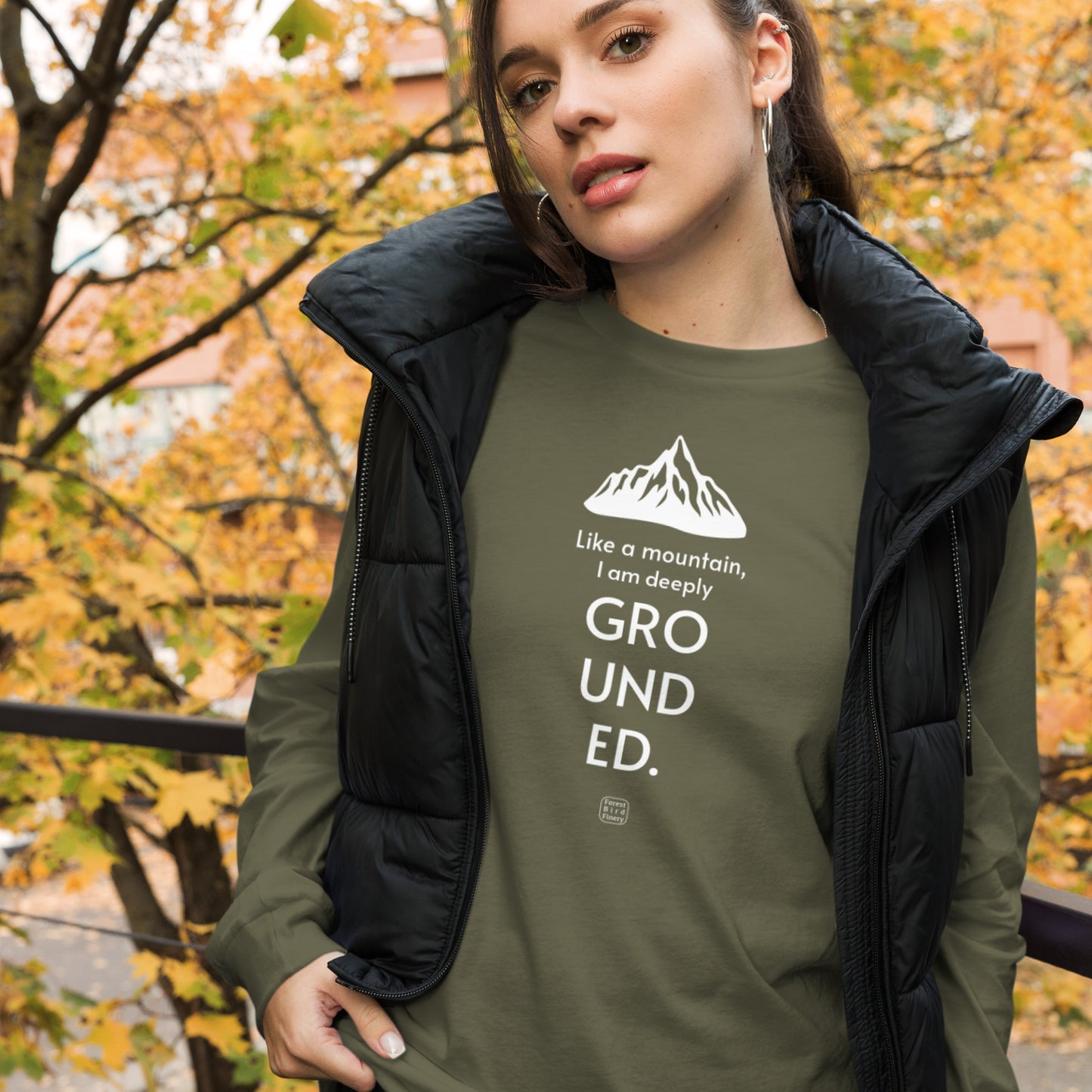 "Element: Mountain" unisex long sleeve tee