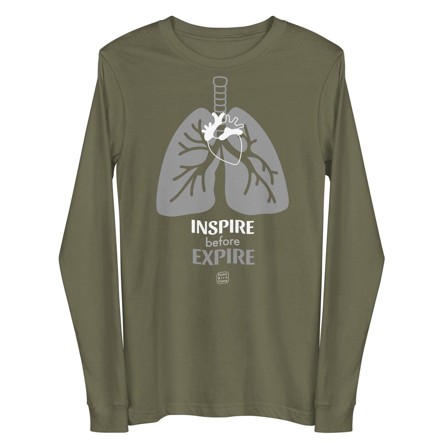 “Inspire” unisex long sleeve tee