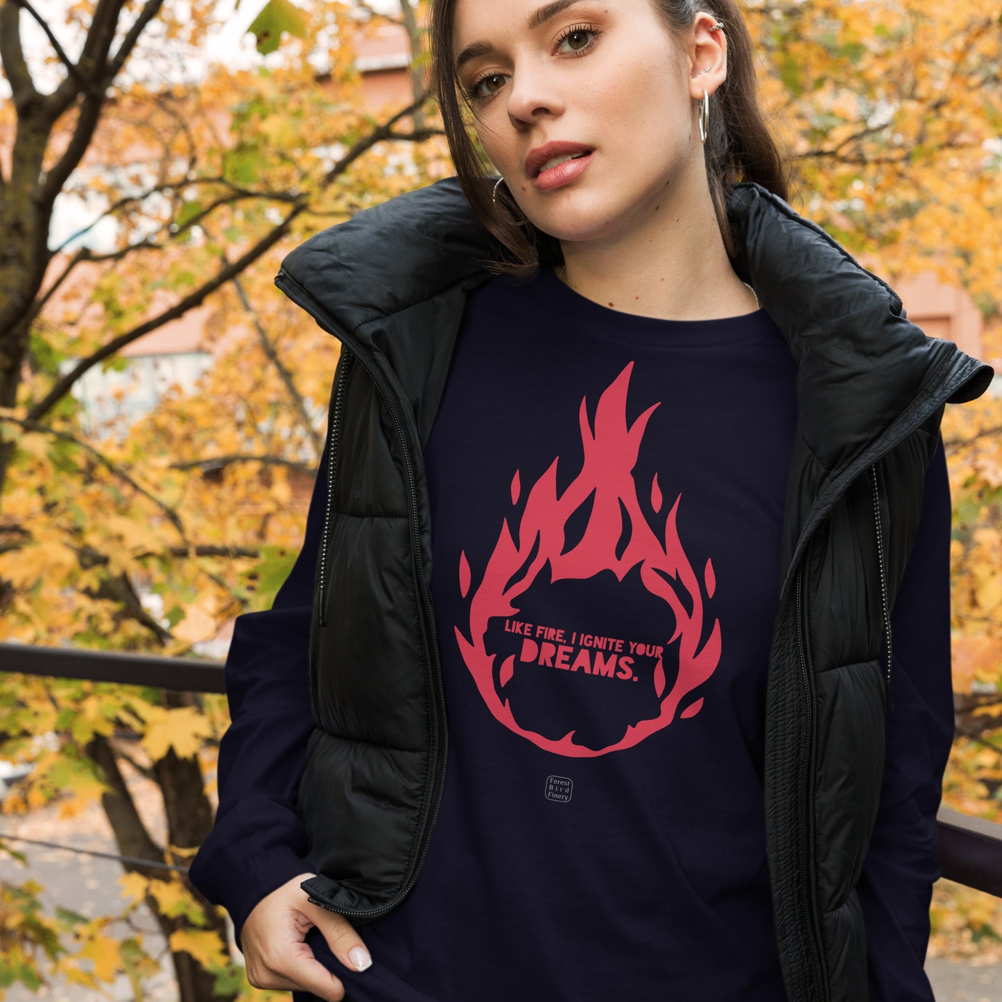 "Element: Fire" unisex long sleeve tee