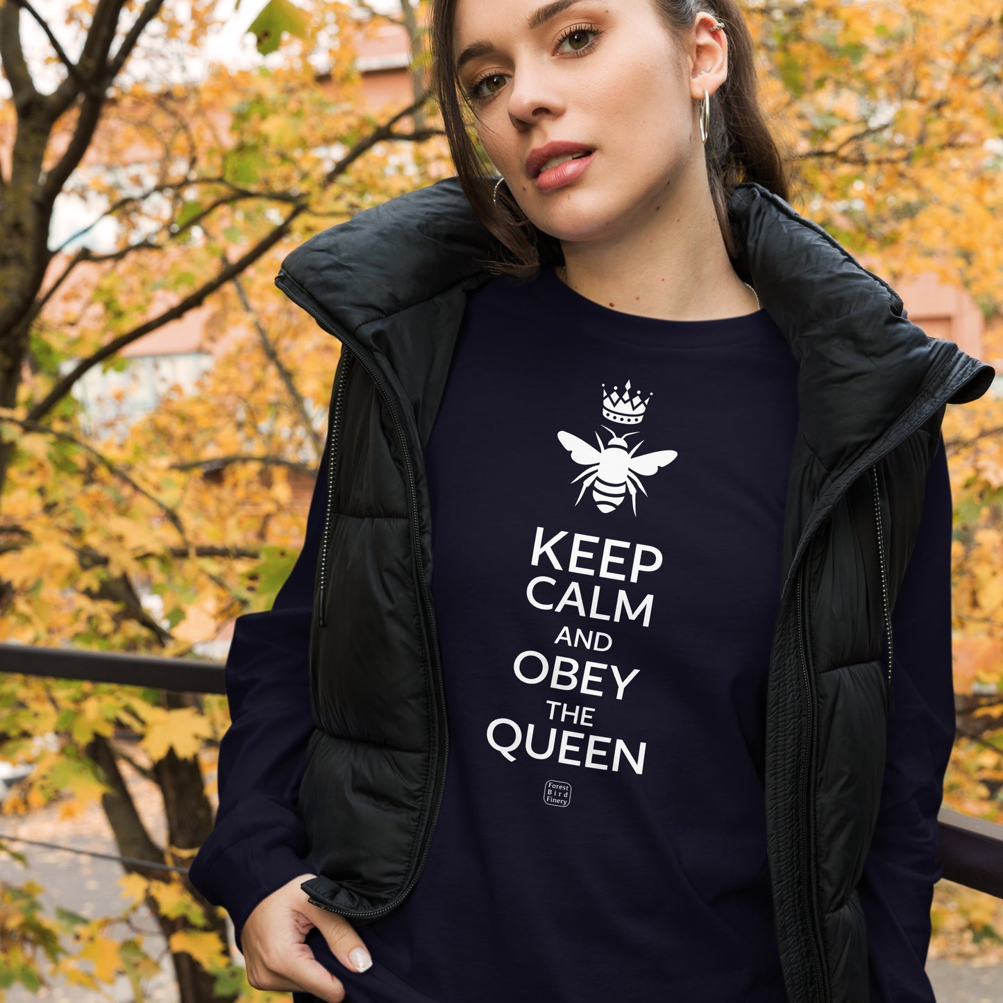 “Queen” unisex long sleeve tee