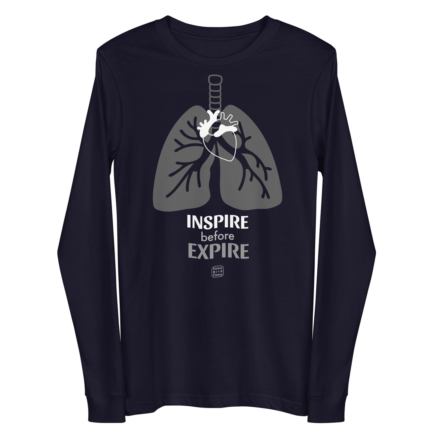 “Inspire” unisex long sleeve tee