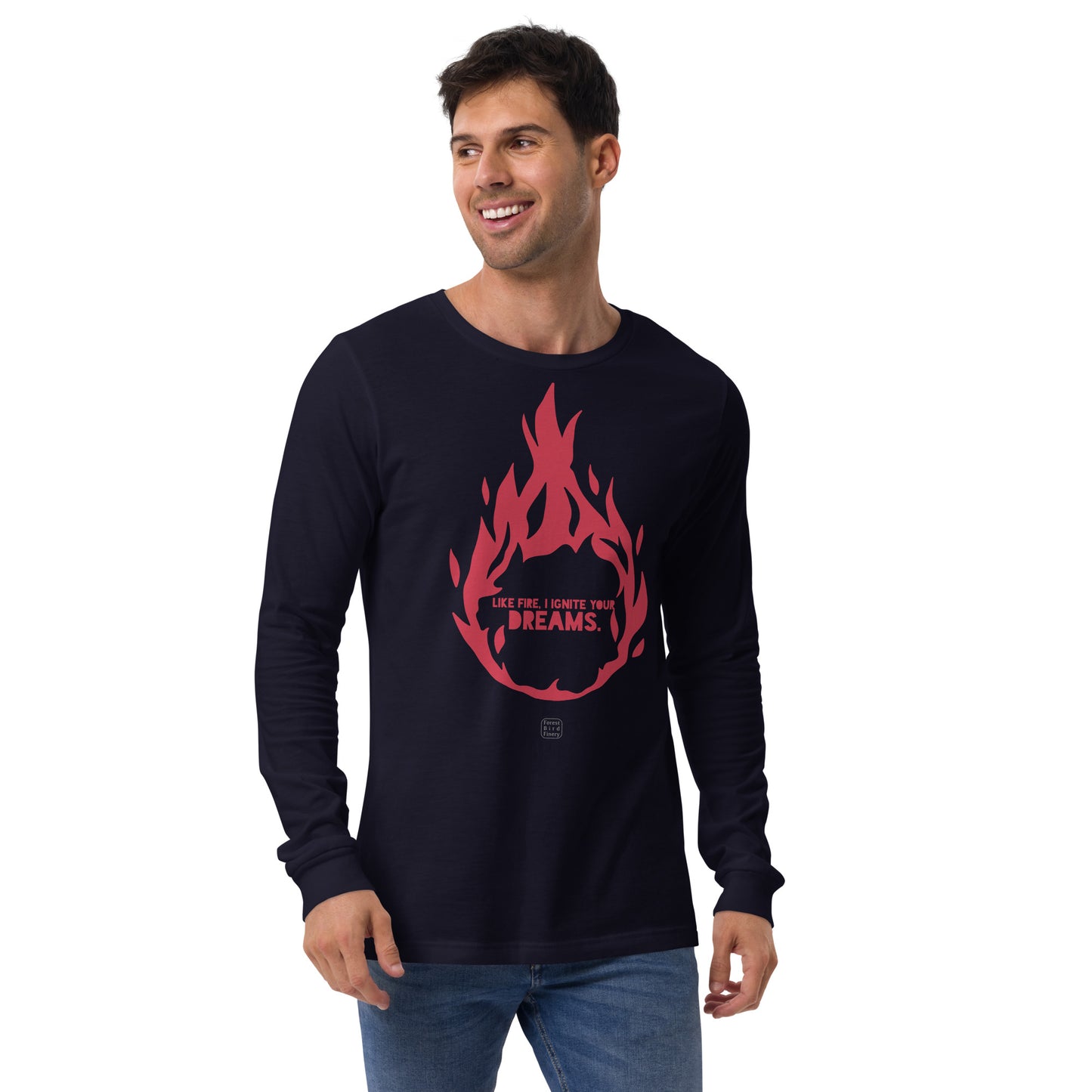 "Element: Fire" unisex long sleeve tee