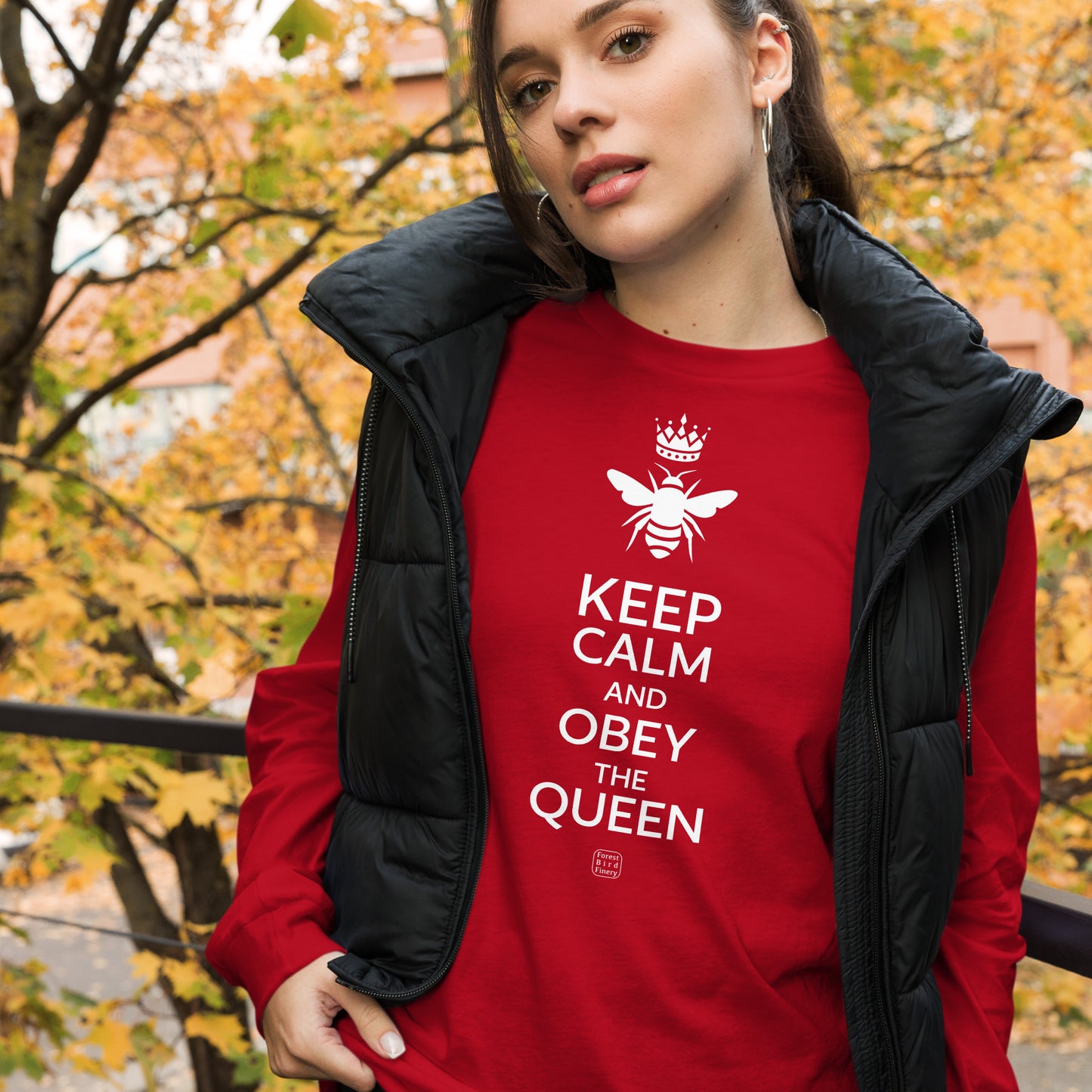 “Queen” unisex long sleeve tee