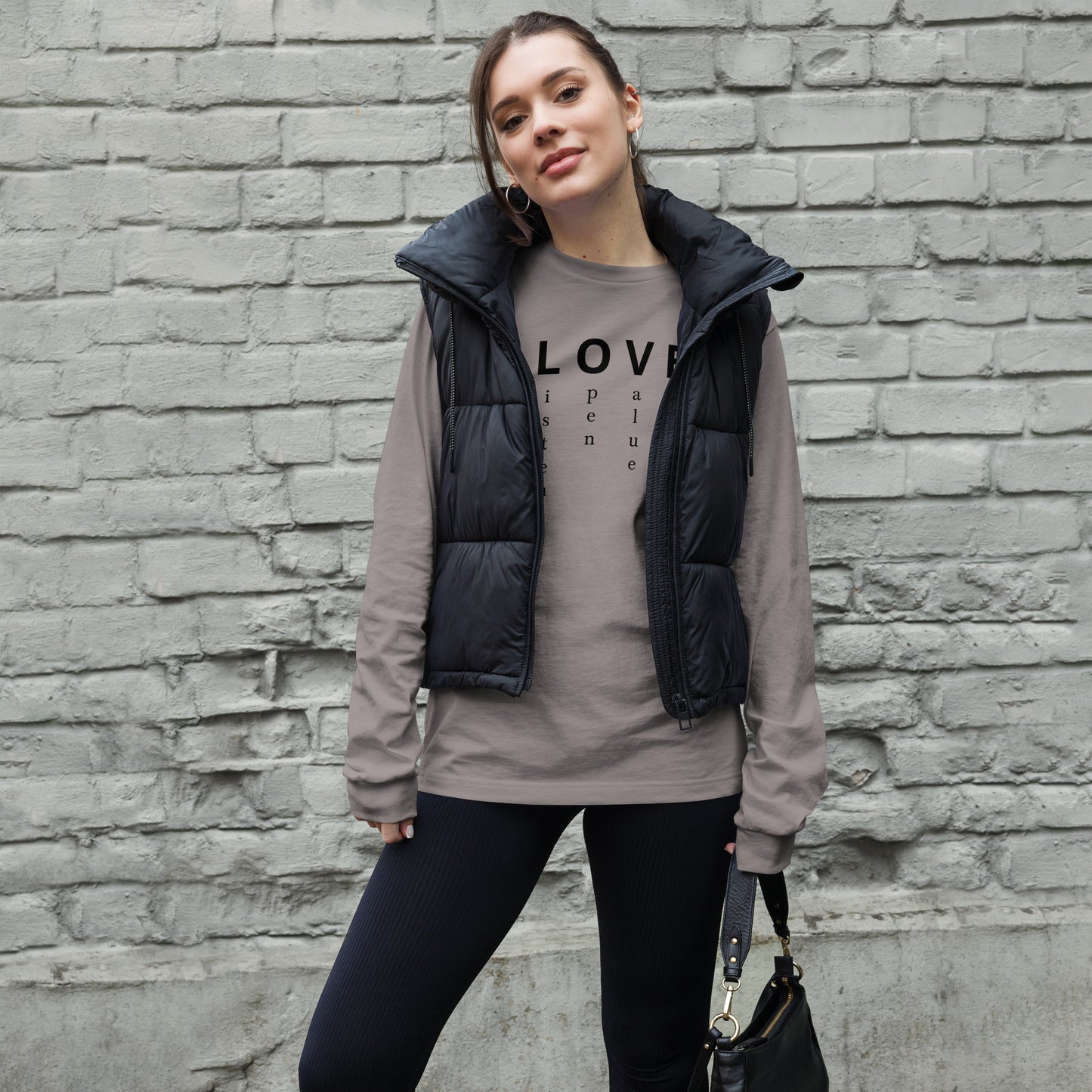 "Love is to" unisex long sleeve tee