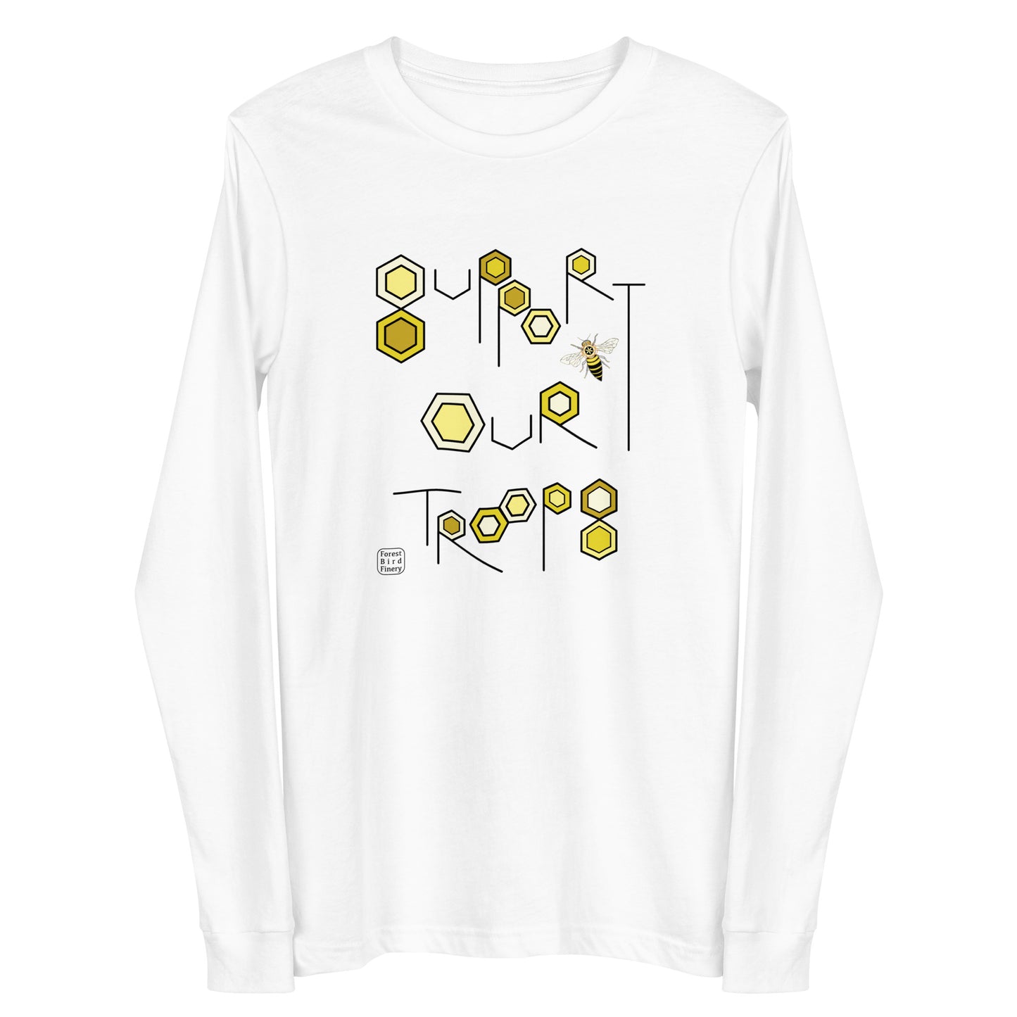 “Troops” unisex long sleeve tee