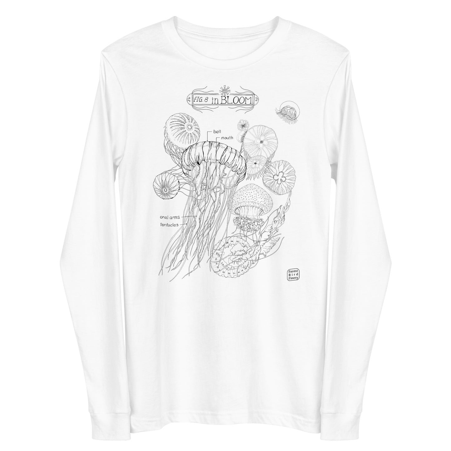 “In Bloom” unisex long sleeve tee