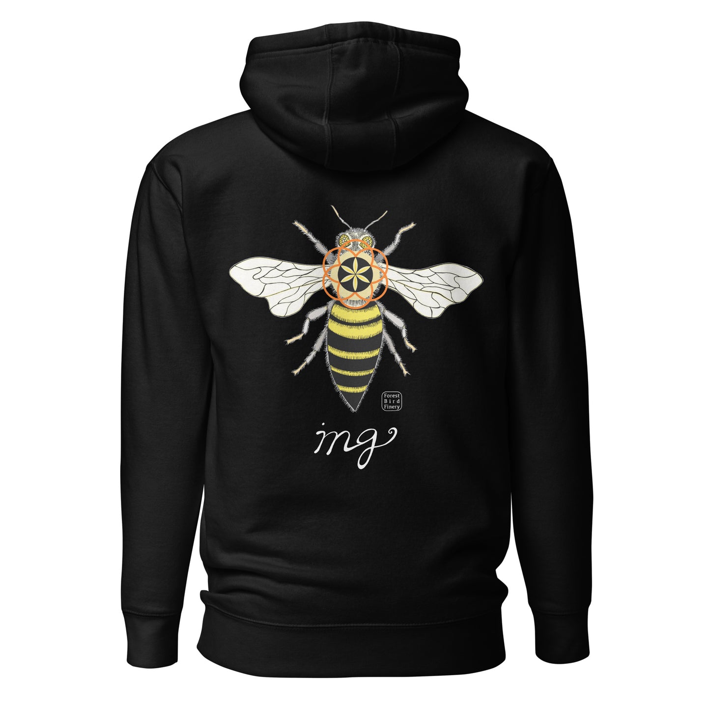 “Bee-ing” unisex everyday comfy hoodie