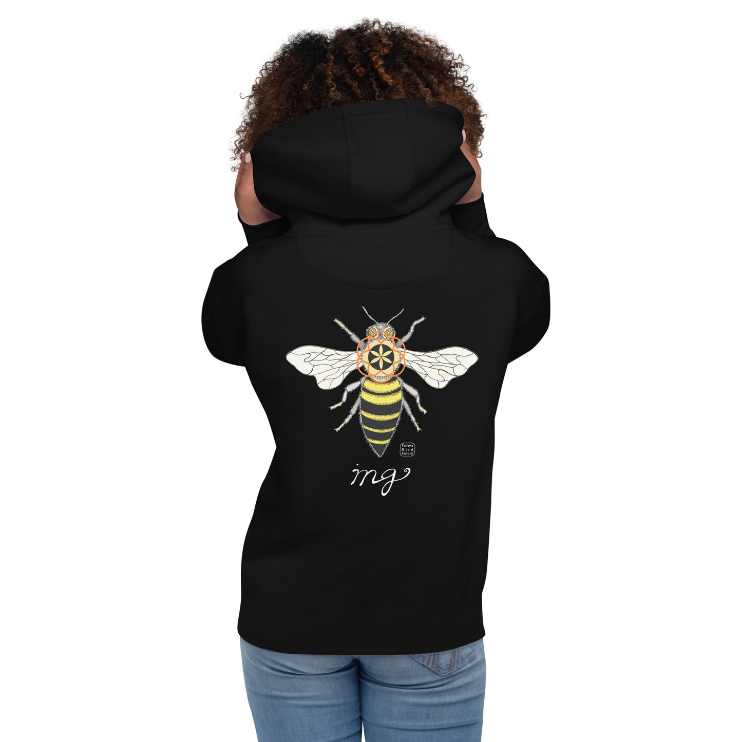 “Bee-ing” unisex everyday comfy hoodie