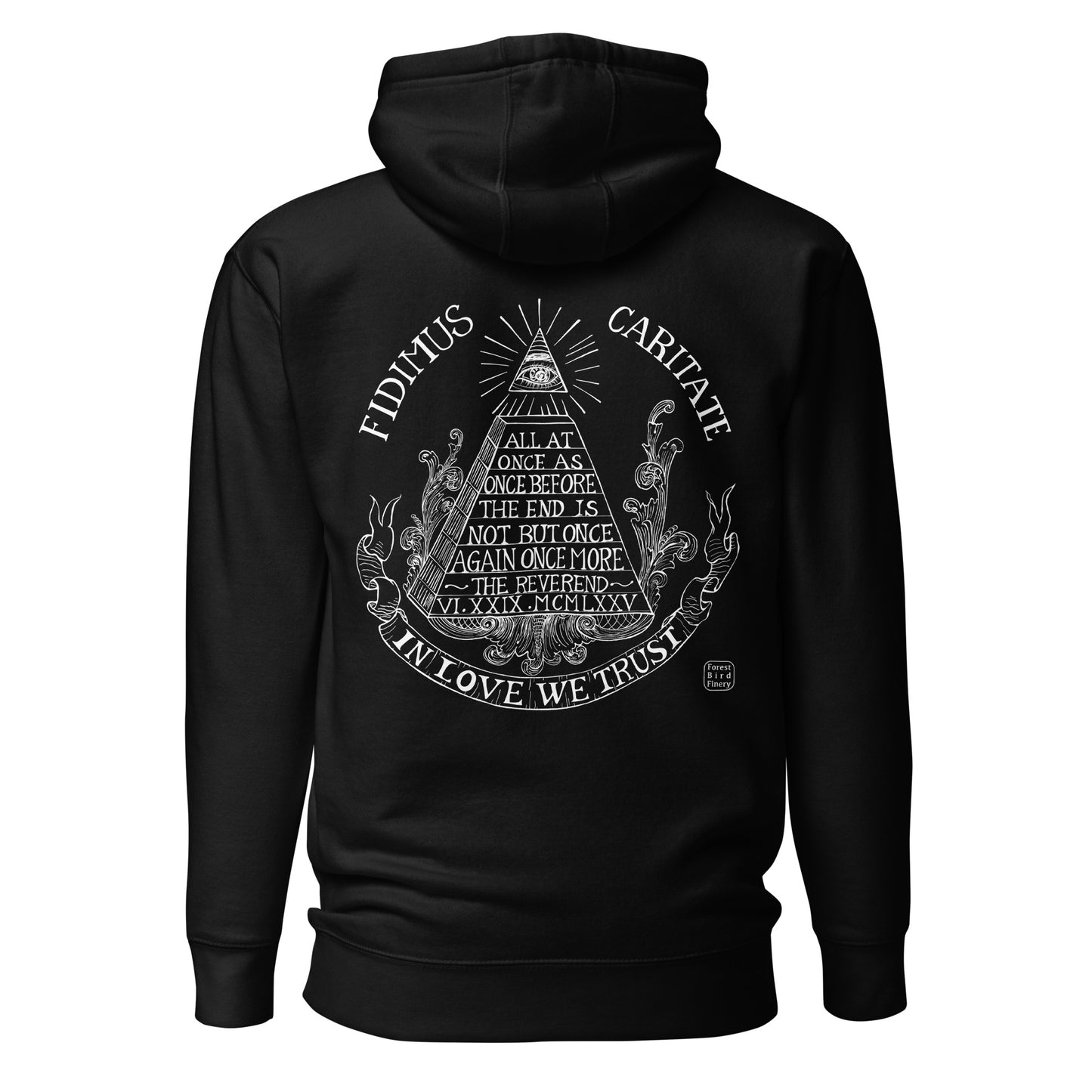 “In Love We Trust” unisex everyday comfy hoodie