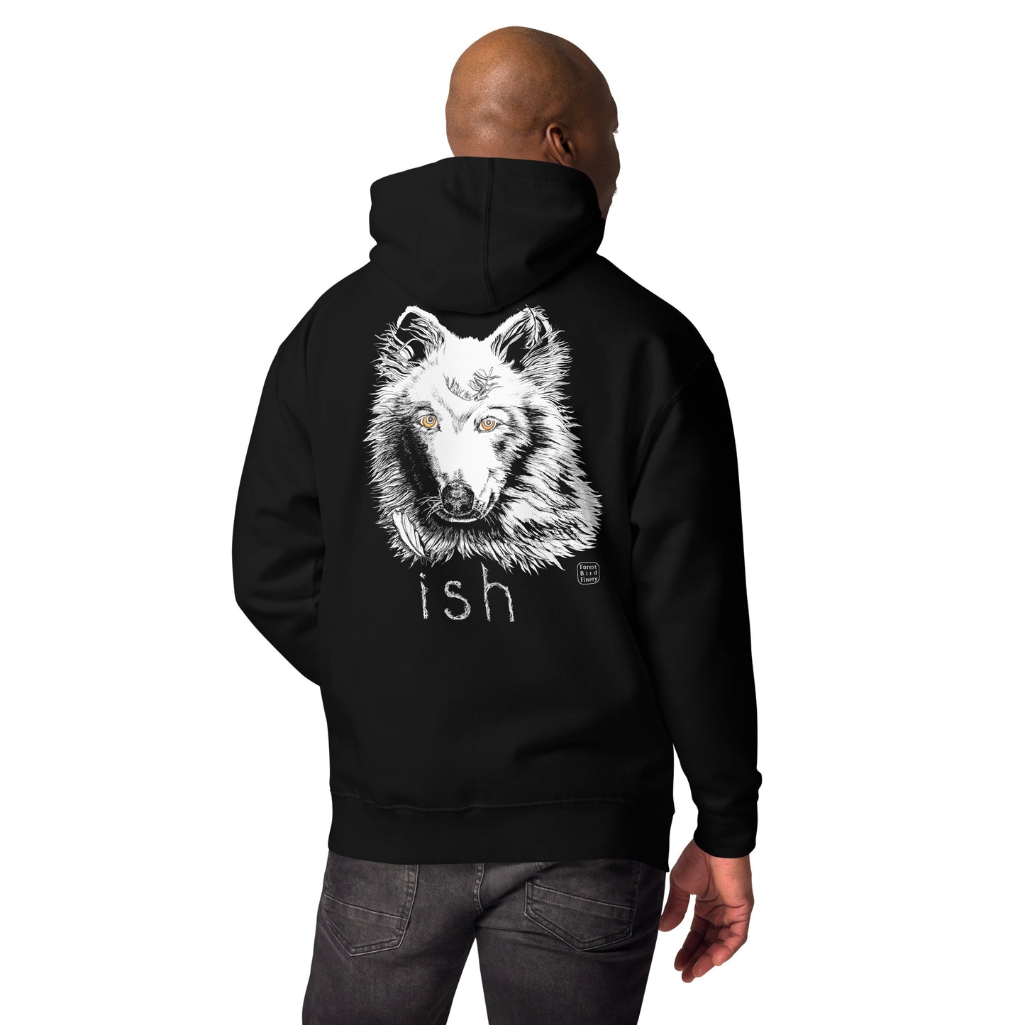 “Wolf-ish” unisex everyday comfy hoodie