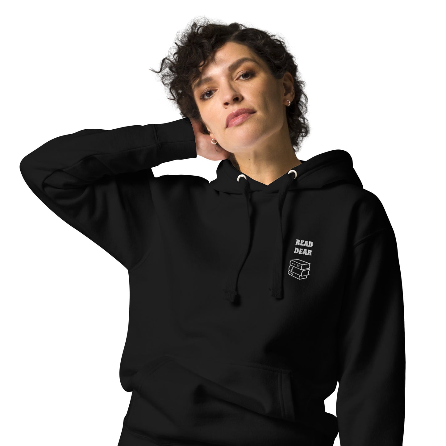 “Read Dear” (embroidered) unisex everyday comfy hoodie