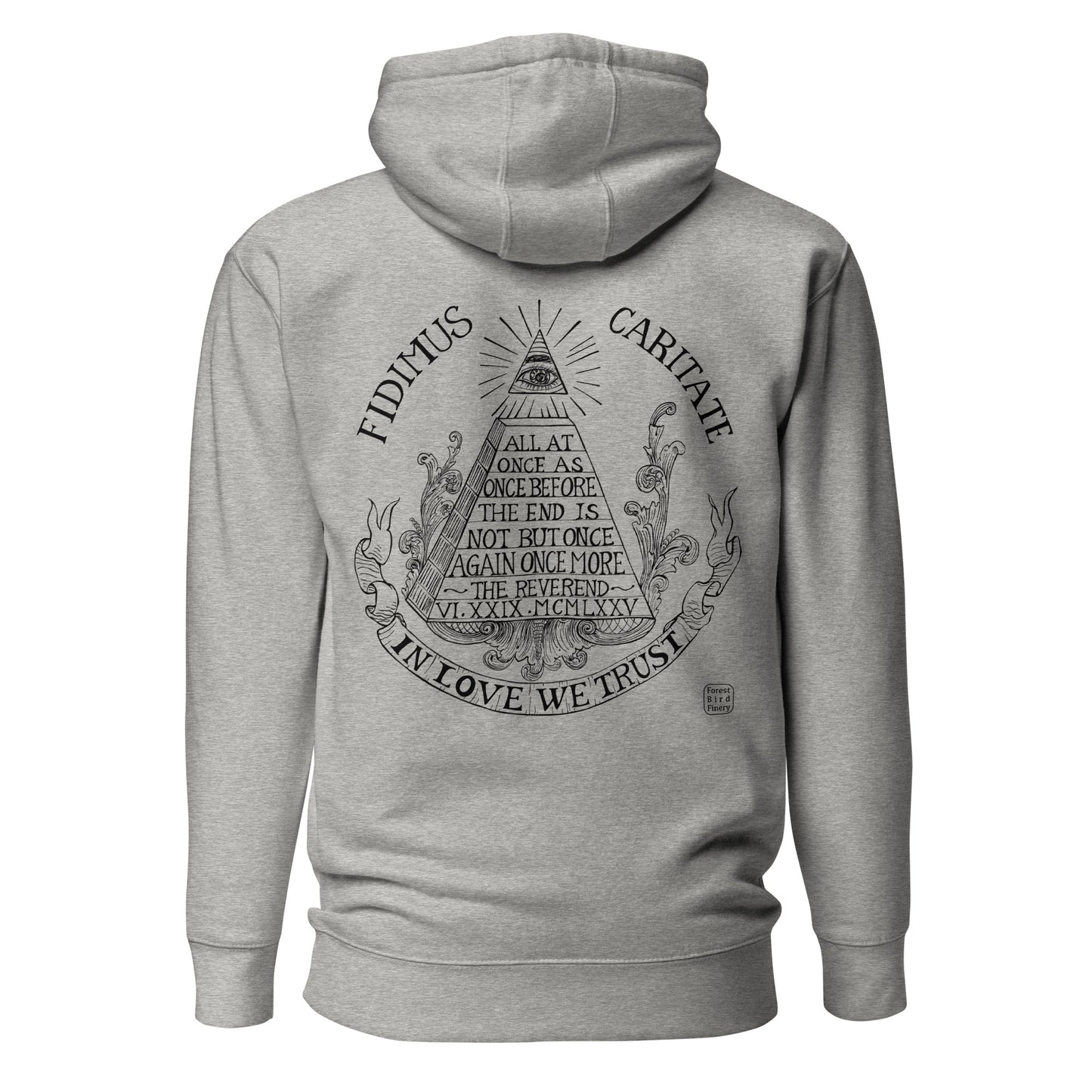 “In Love We Trust” unisex everyday comfy hoodie