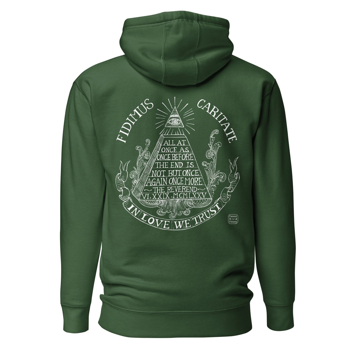 “In Love We Trust” unisex everyday comfy hoodie