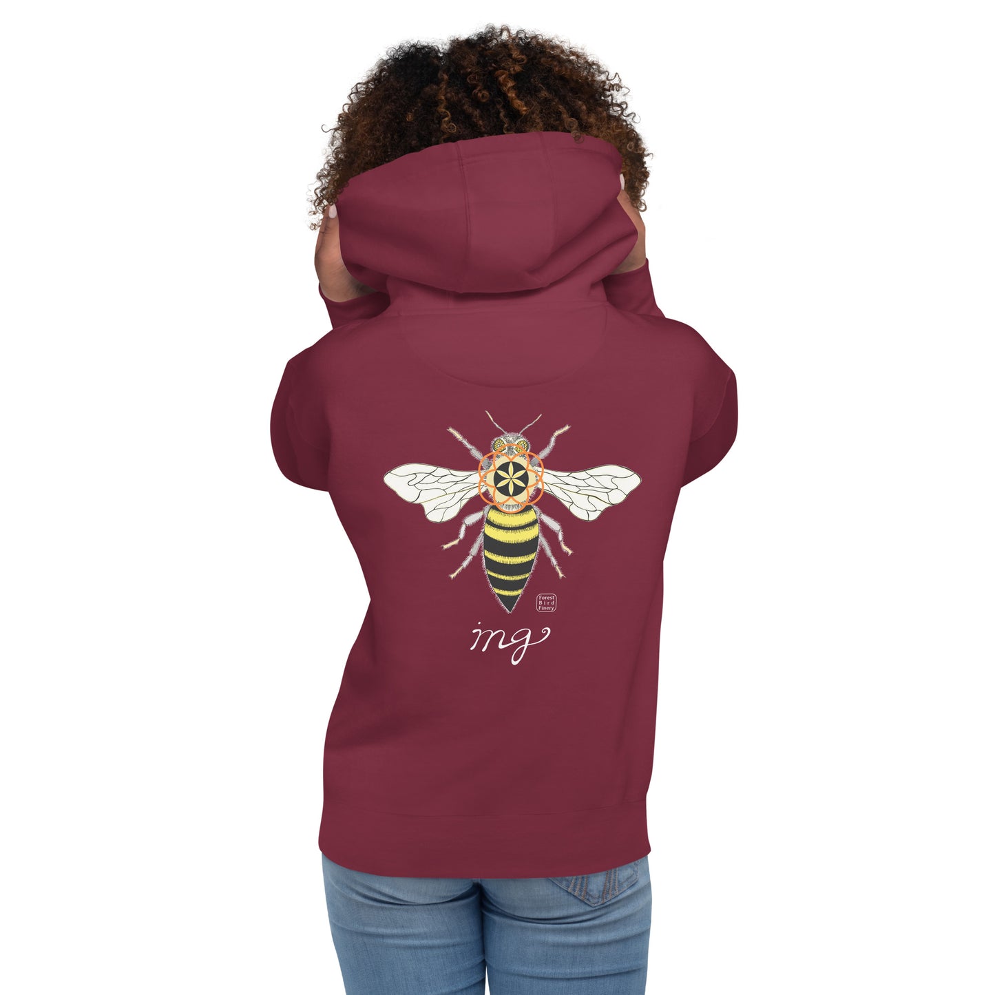 “Bee-ing” unisex everyday comfy hoodie