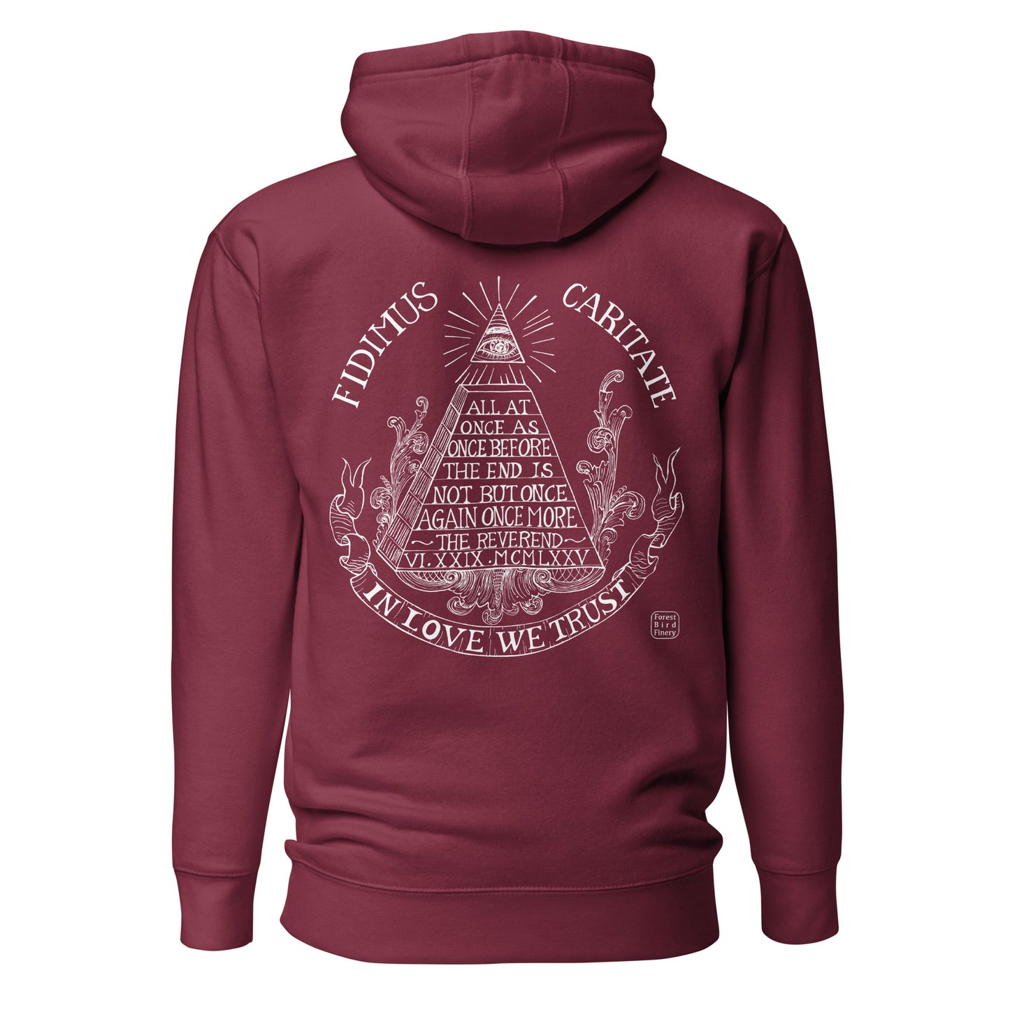 “In Love We Trust” unisex everyday comfy hoodie