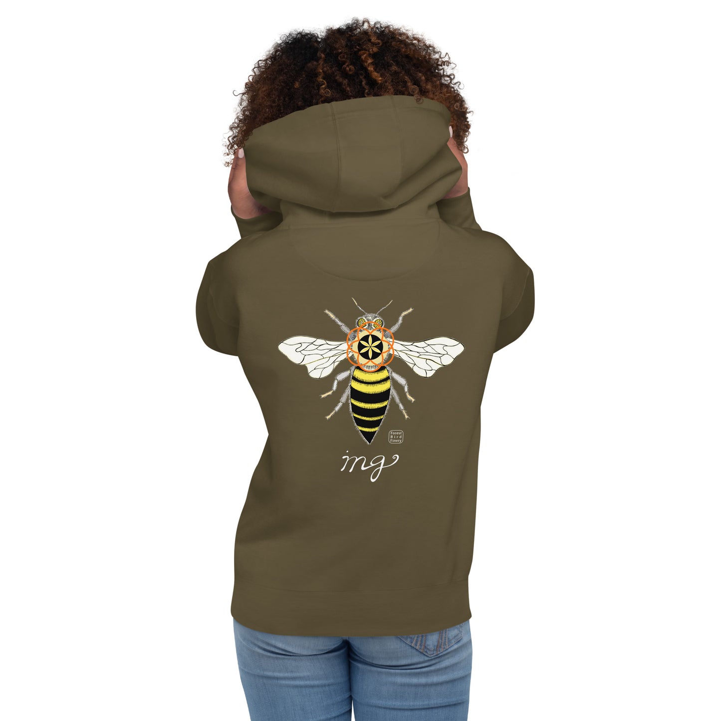 “Bee-ing” unisex everyday comfy hoodie