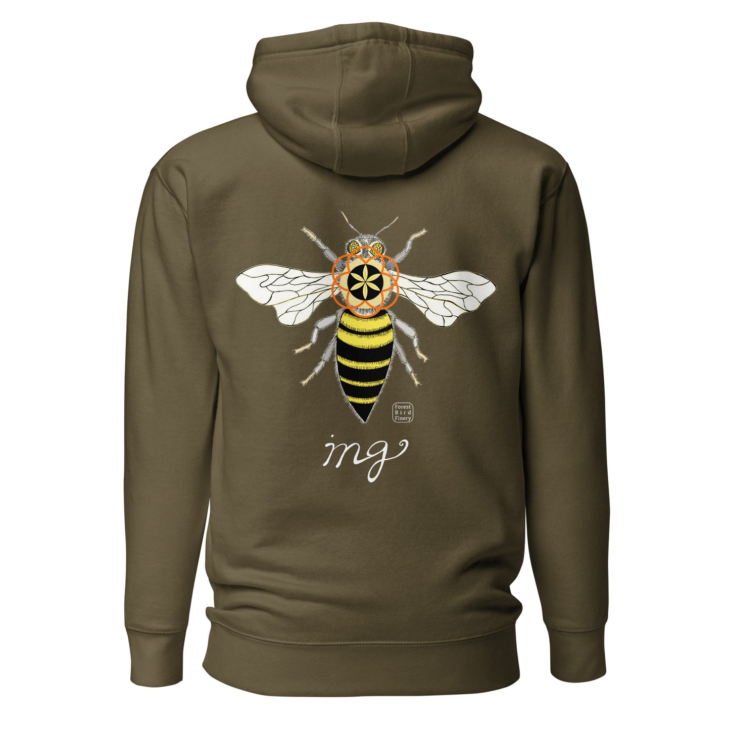 “Bee-ing” unisex everyday comfy hoodie