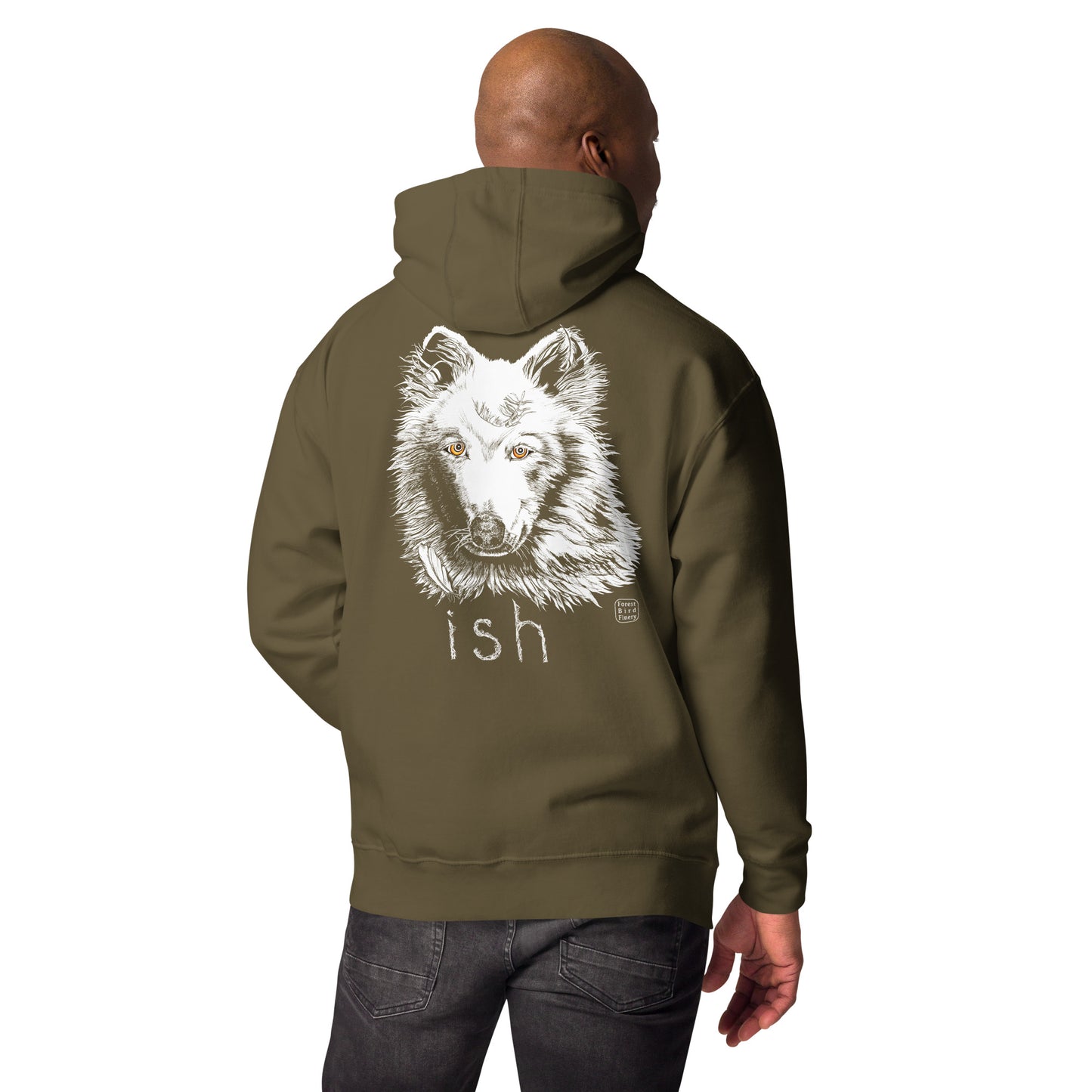 “Wolf-ish” unisex everyday comfy hoodie