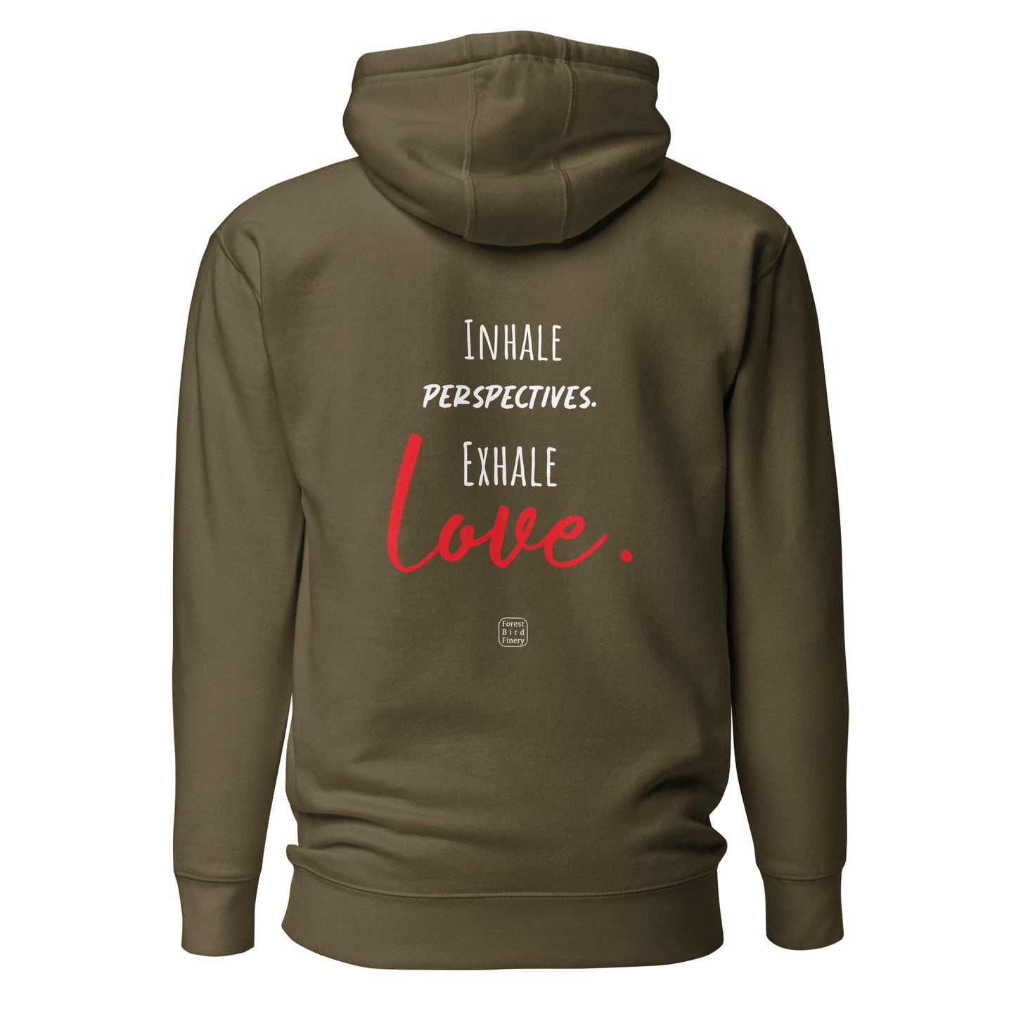 “Inhale & Exhale” unisex everyday comfy hoodie