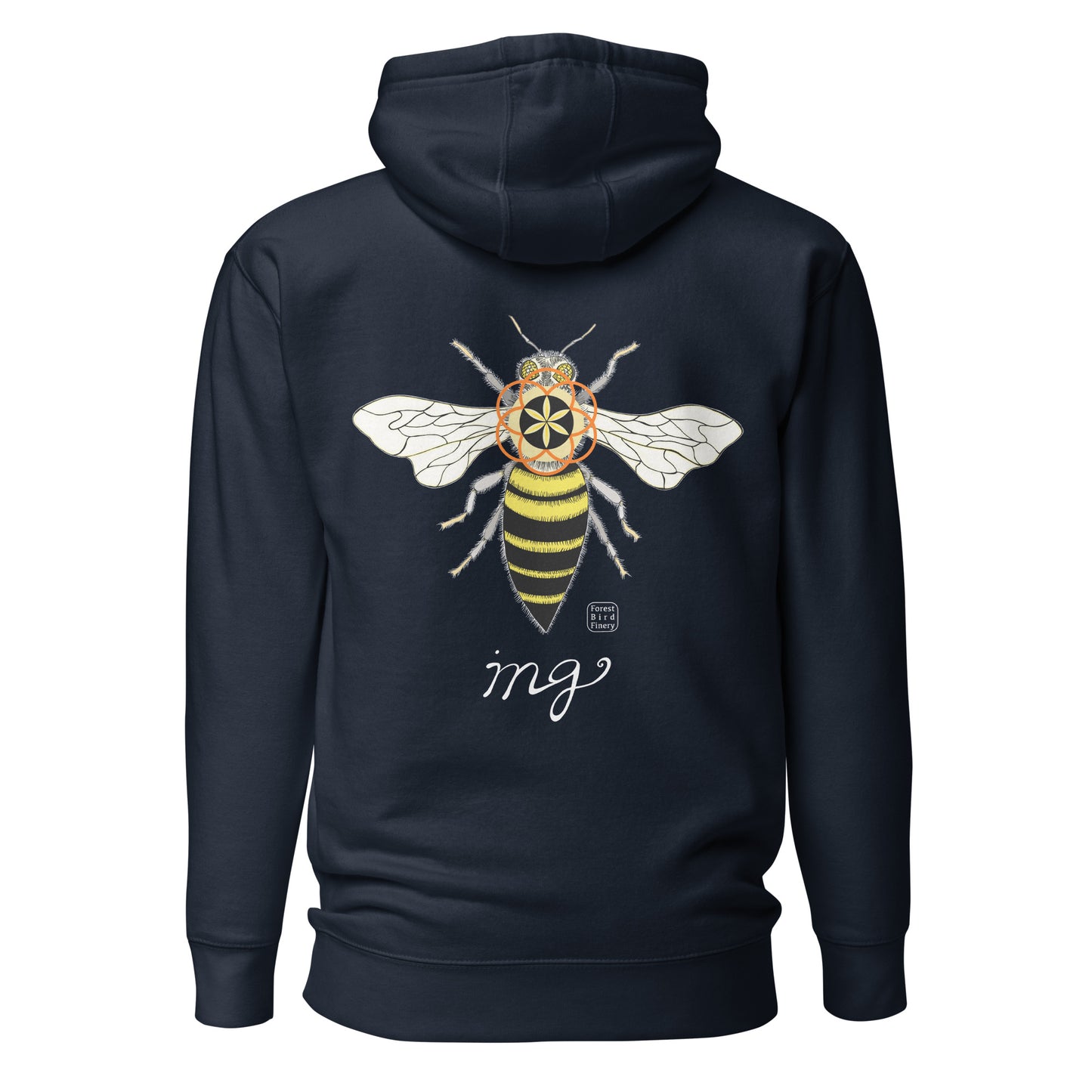 “Bee-ing” unisex everyday comfy hoodie