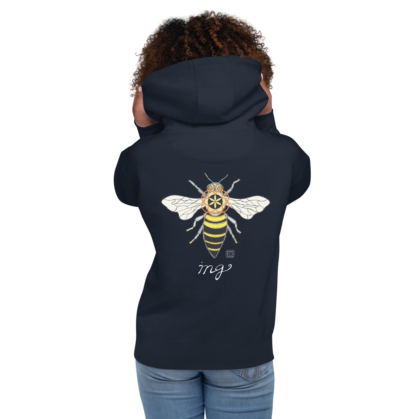 “Bee-ing” unisex everyday comfy hoodie