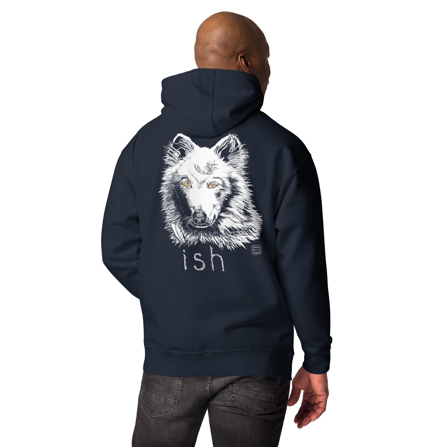 “Wolf-ish” unisex everyday comfy hoodie