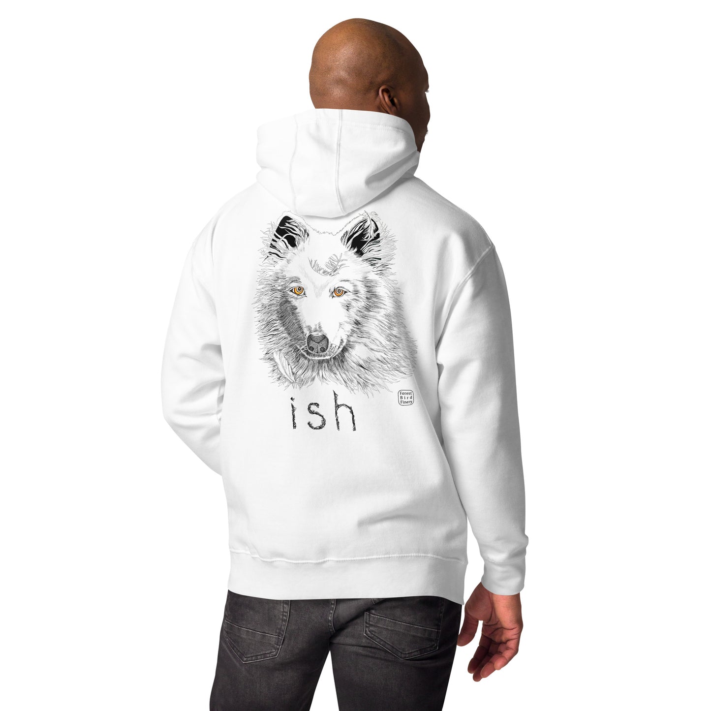 “Wolf-ish” unisex everyday comfy hoodie