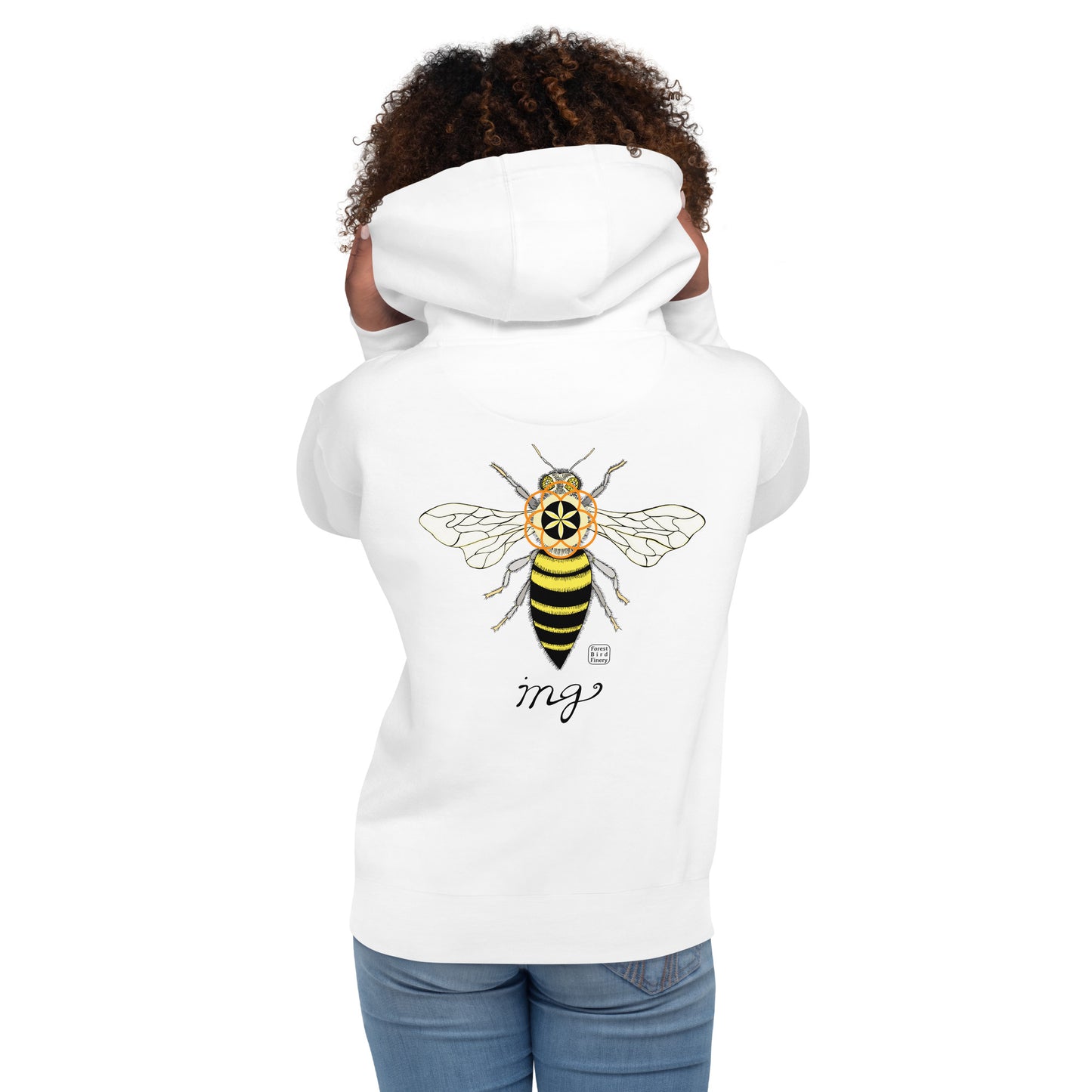 “Bee-ing” unisex everyday comfy hoodie