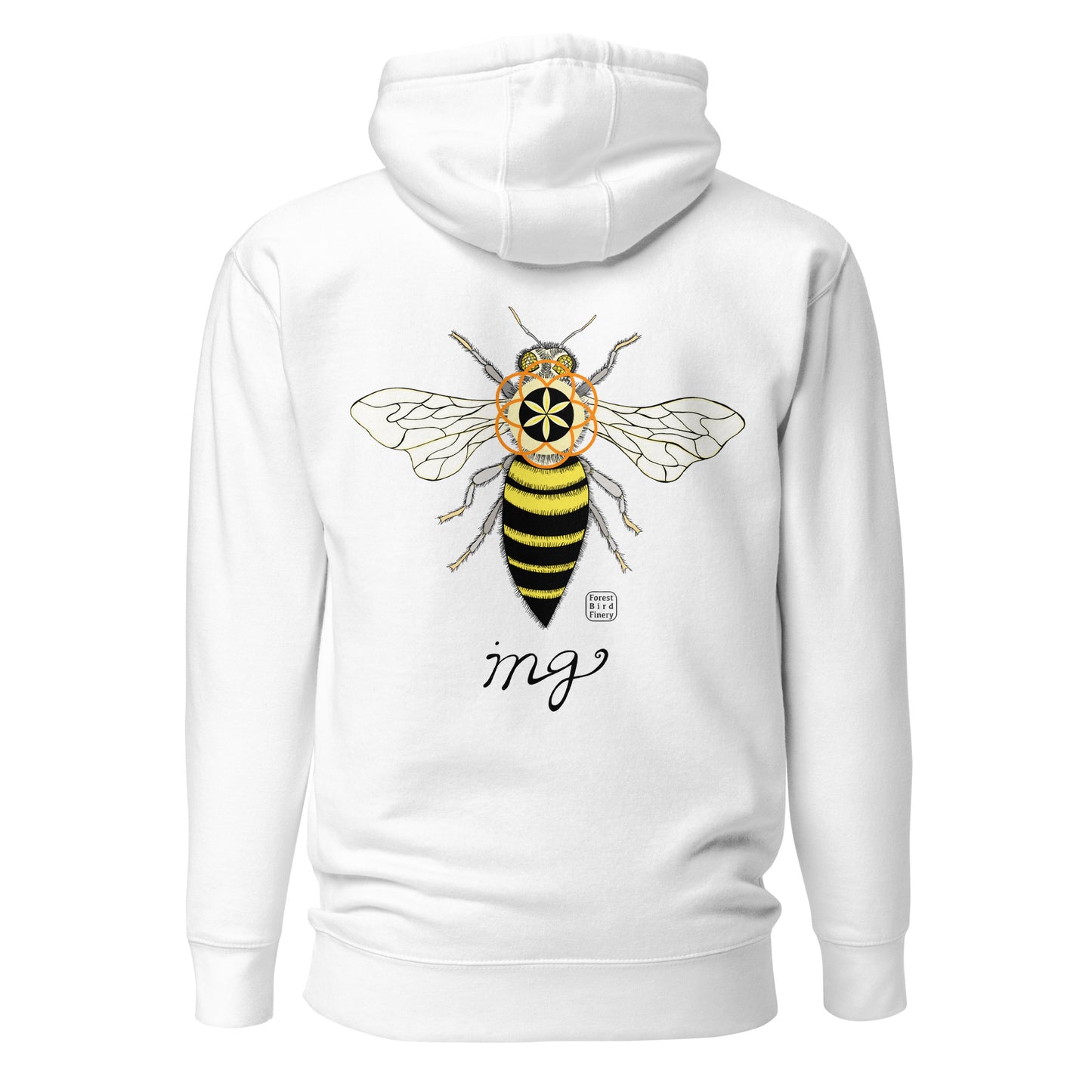 “Bee-ing” unisex everyday comfy hoodie