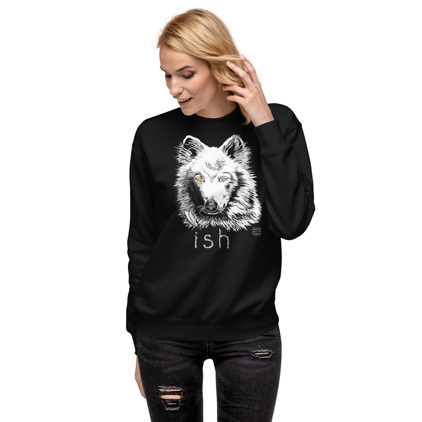 “Wolf-ish” unisex premium sweatshirt